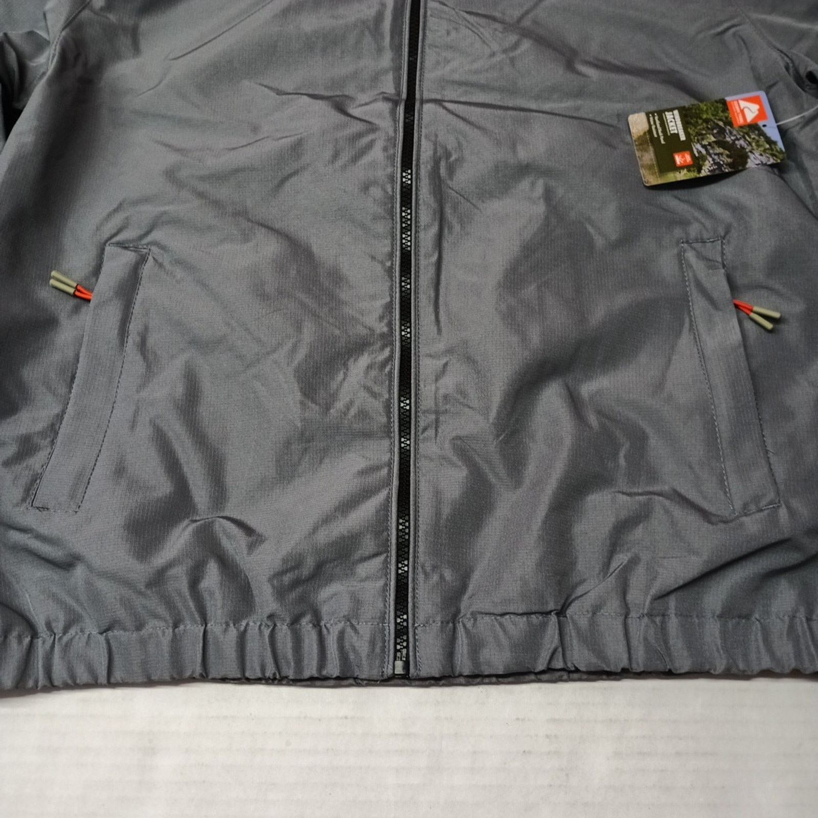 Other Ozark Trail Windbreaker Jacket Men's Size M Gray Zip Pockets Size US M / EU 48-50 / 2 - 2 Thumbnail