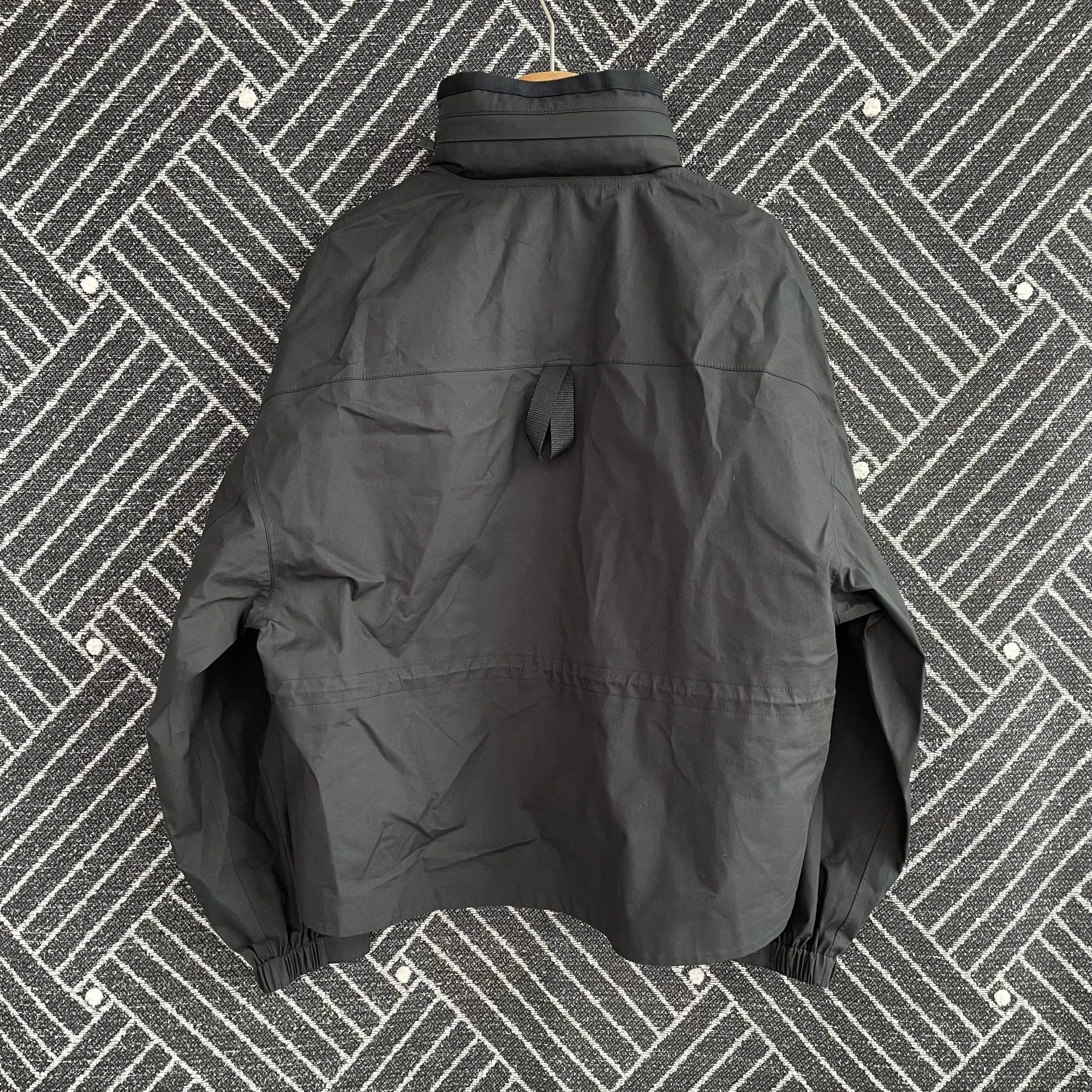 Prada PRADA SS22 Women's black logo hooded jacket 42 Size M / US 6-8 / IT 42-44 - 2 Thumbnail