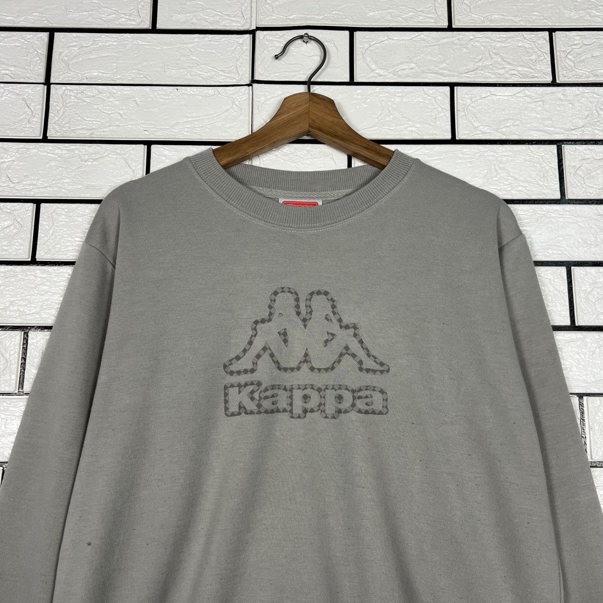 Kappa KAPPA Big Logo Crewneck Sweatshirt #4302-C195 Size US M / EU 48-50 / 2 - 2 Thumbnail