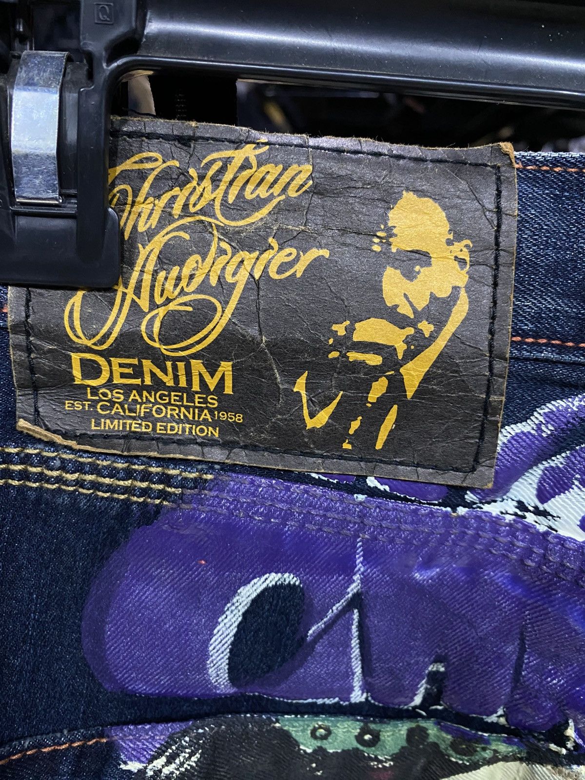 Christian Audigier Rare denim y2k christian audiger Size US 34 / EU 50 - 5 Thumbnail