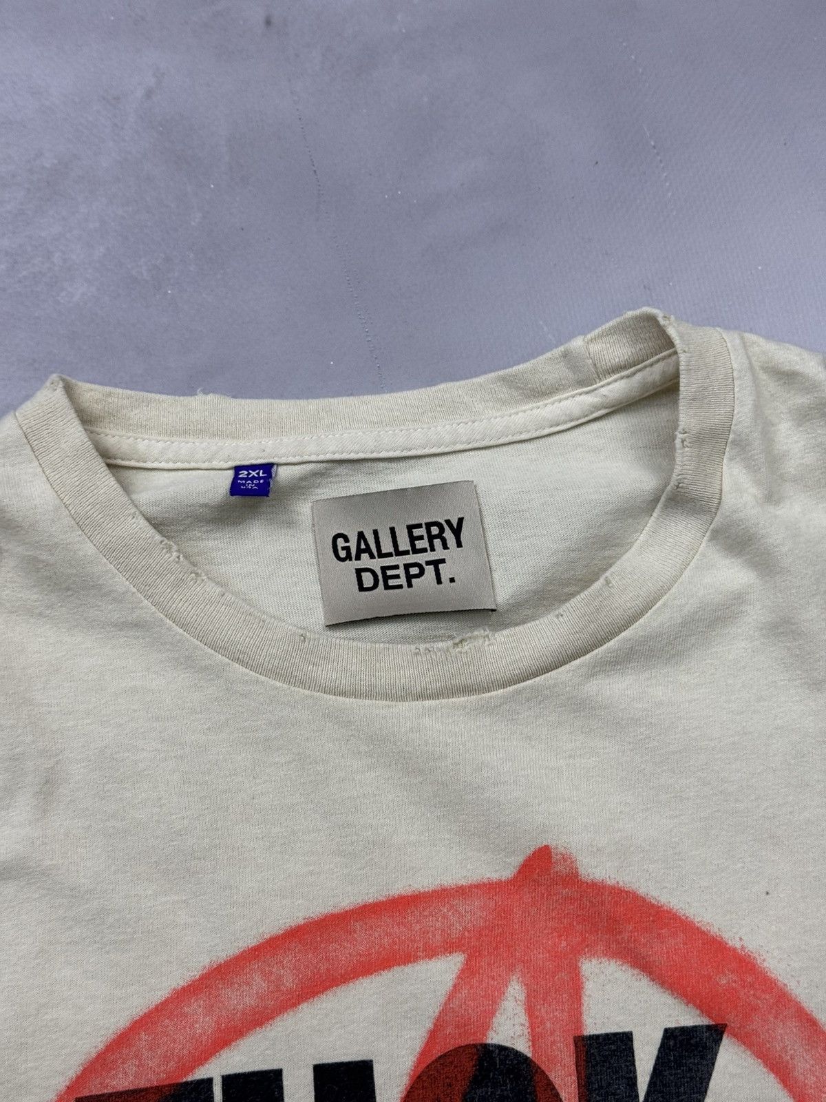 Gallery Dept. Ss23 Gallery Dept Fuck Your Reality Tee(Arc White/2XL) Size US XXL / EU 58 / 5 - 6 Thumbnail