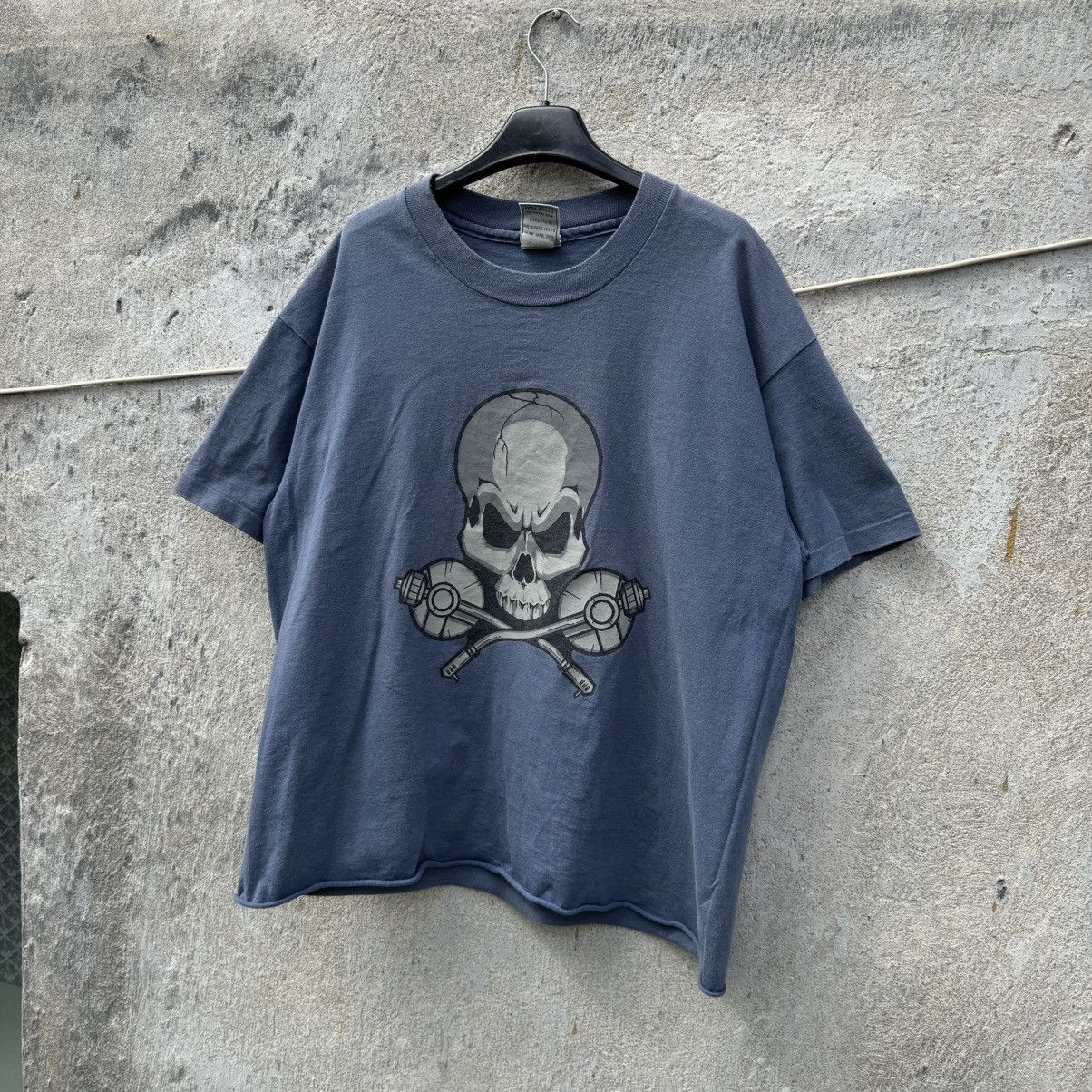 Rap Tees 90s Dosse Posse UK Rap Cropped Tee Washed Rap Hip-hop Groove Size US L / EU 52-54 / 3 - 2 Thumbnail
