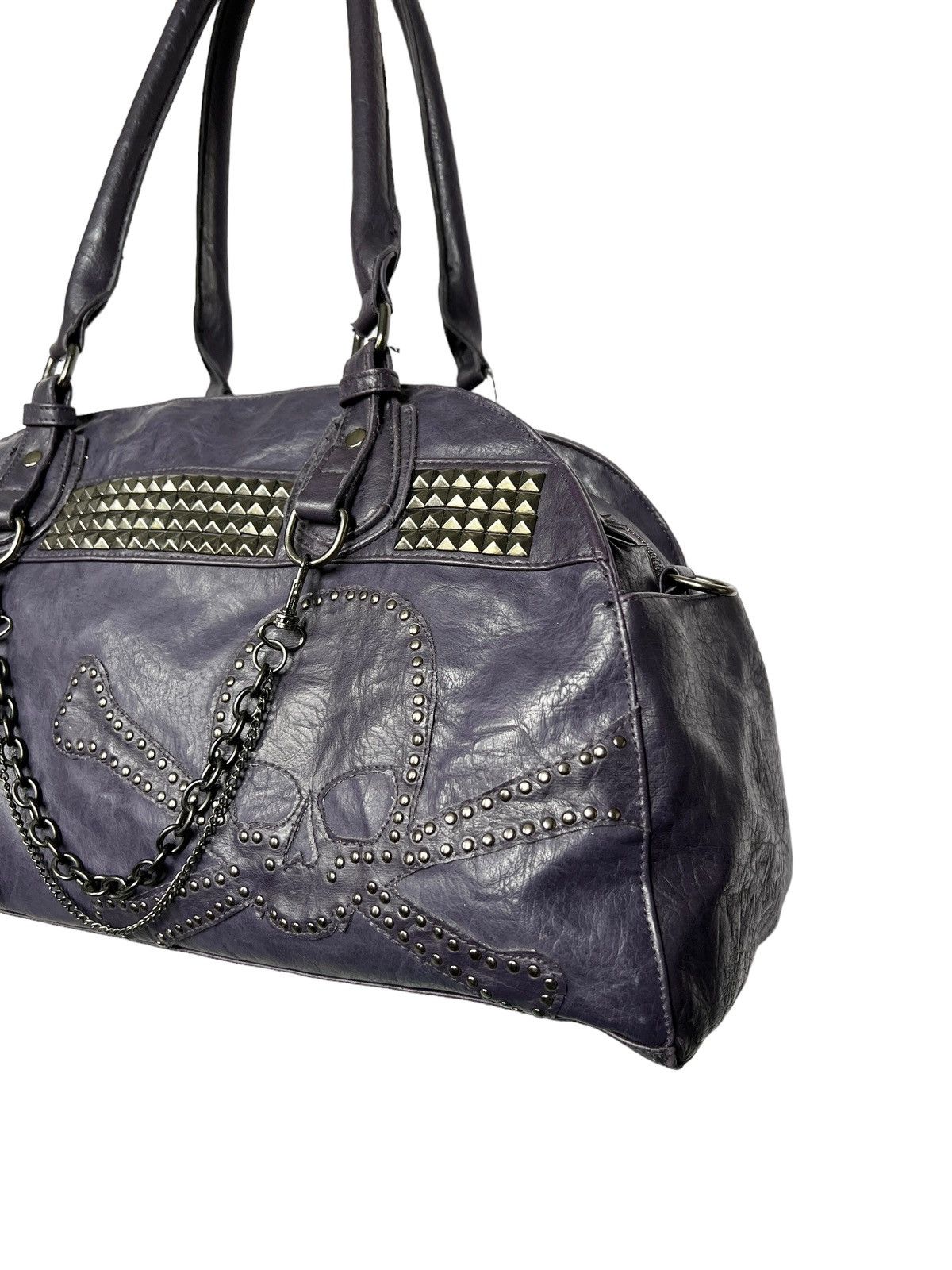semanticdesign Semantic Design Studded Faux Leather Boston Bag Size ONE SIZE - 3 Thumbnail