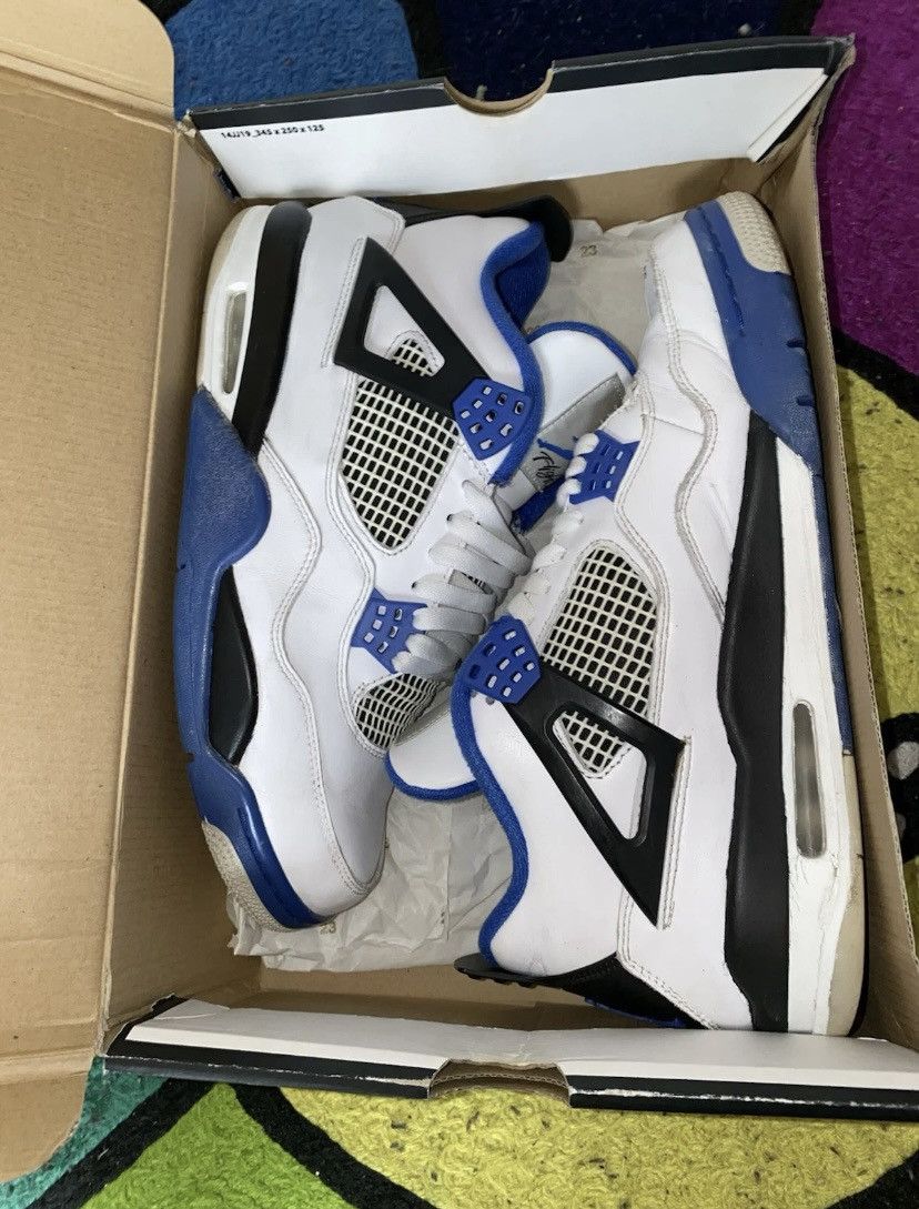 Jordan Brand Air Jordan 4’s Motor Sport Size 11 *repainted midsoles Size US 11 / EU 44 - 8 Thumbnail