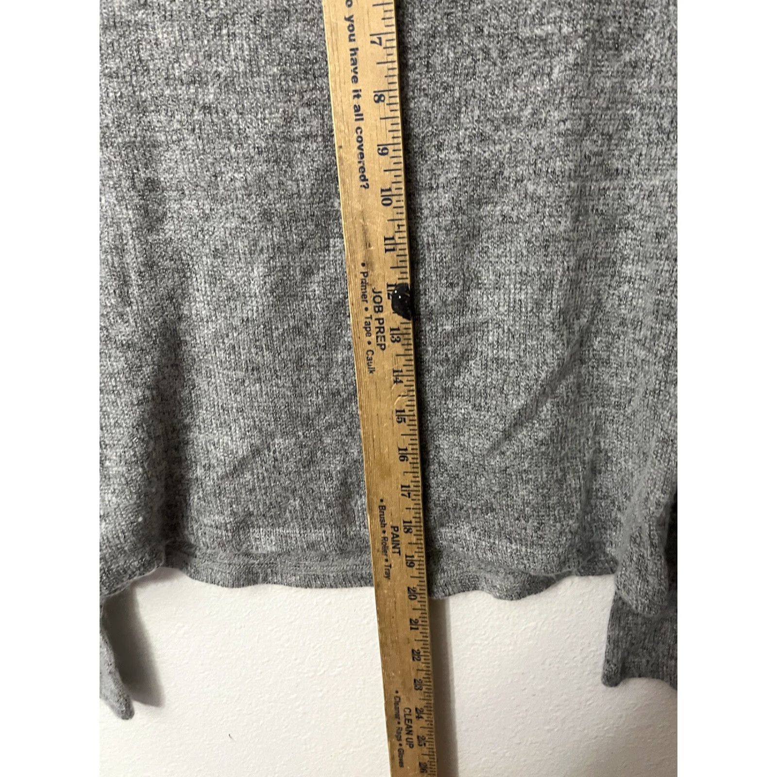 DKNY DKNY Jeans Light Gray Pullover Sweater Sheer Hem XS Womens Wool Acrylic Polyester Metal Size XS / US 0-2 / IT 36-38 - 5 Thumbnail
