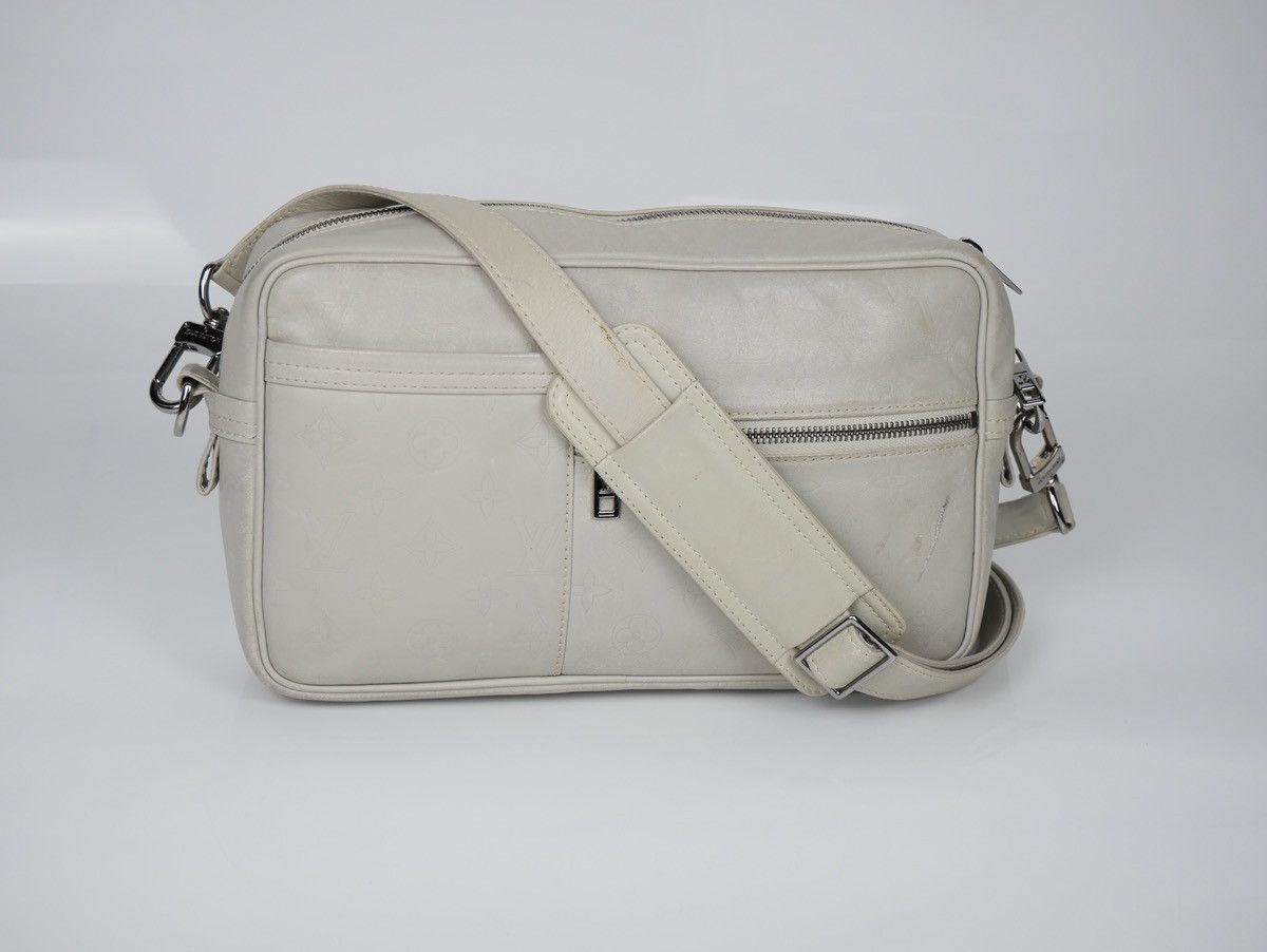 image of Louis Vuitton Ultra Monogram Gray Bag in White, Men's