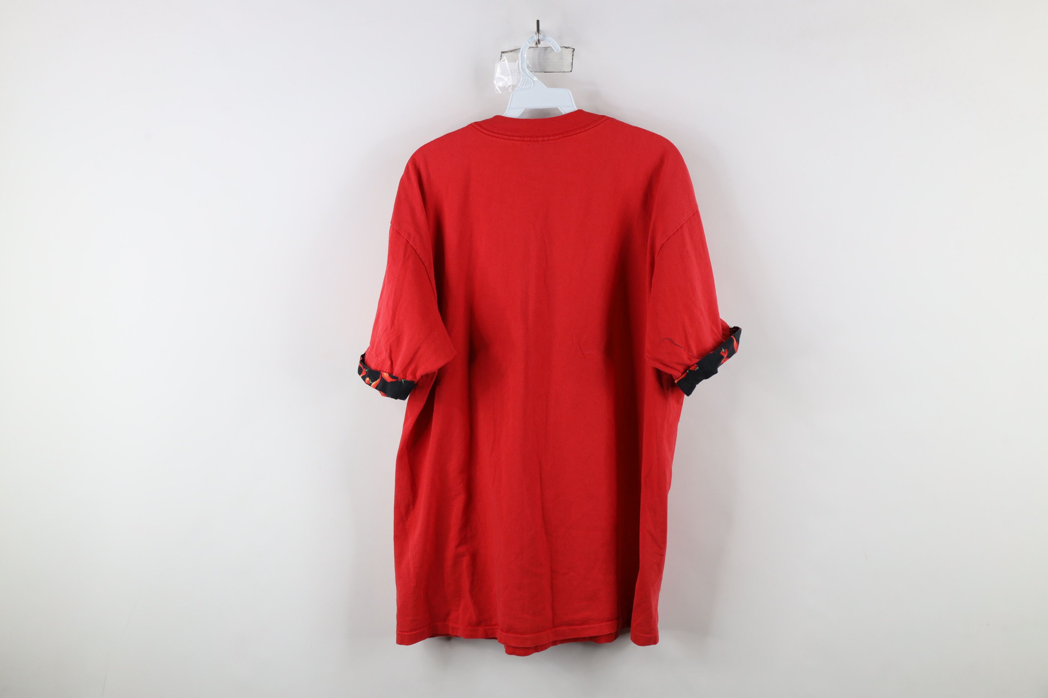 Vintage Vintage 90s Streetwear Peppers Short Sleeve T-Shirt Red USA Size US XL / EU 56 / 4 - 12 Thumbnail