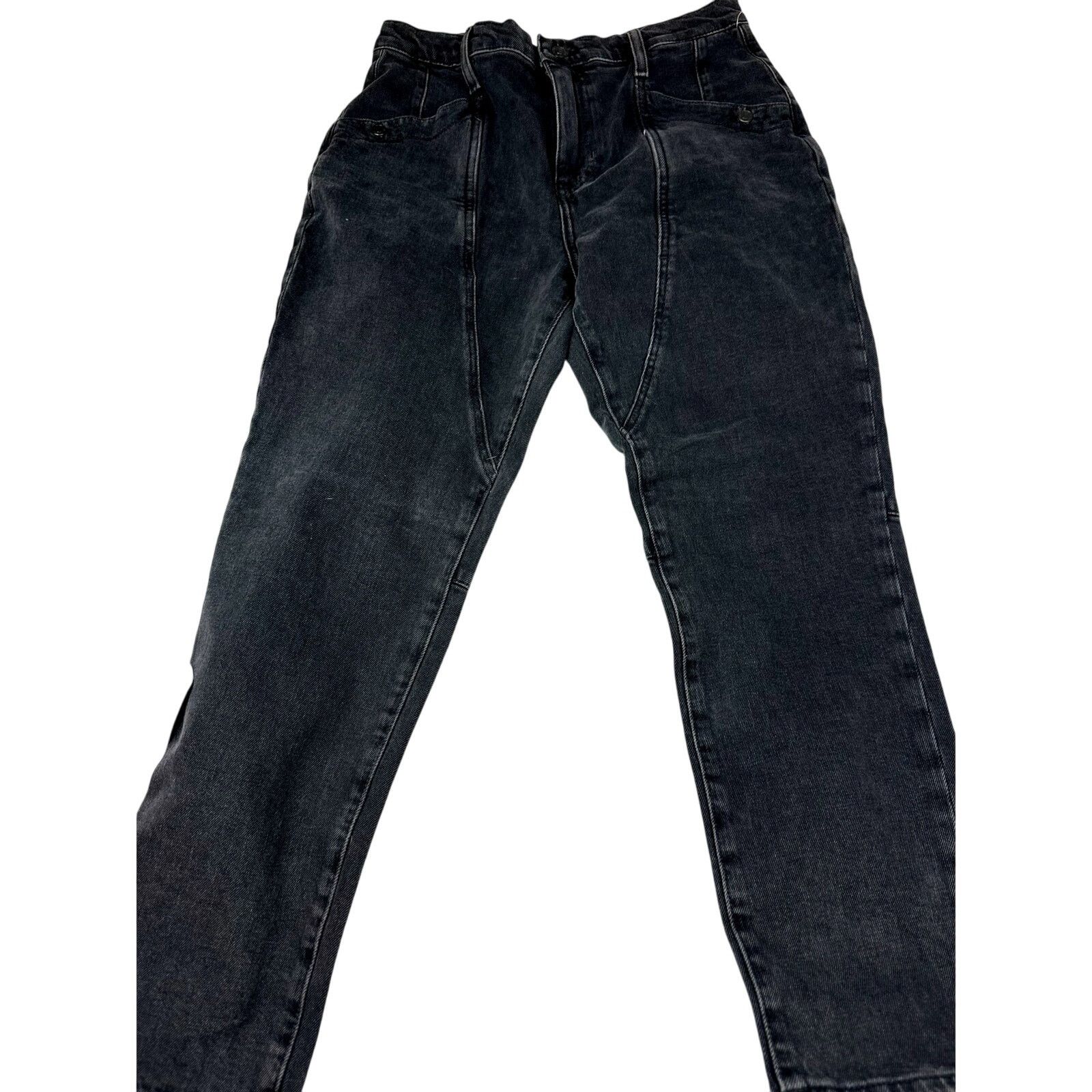 Free People Free People Beacon Mid Rise Slim Crop Jeans Black Quartz 30 Size 30" / US 8 / IT 44 - 15 Thumbnail