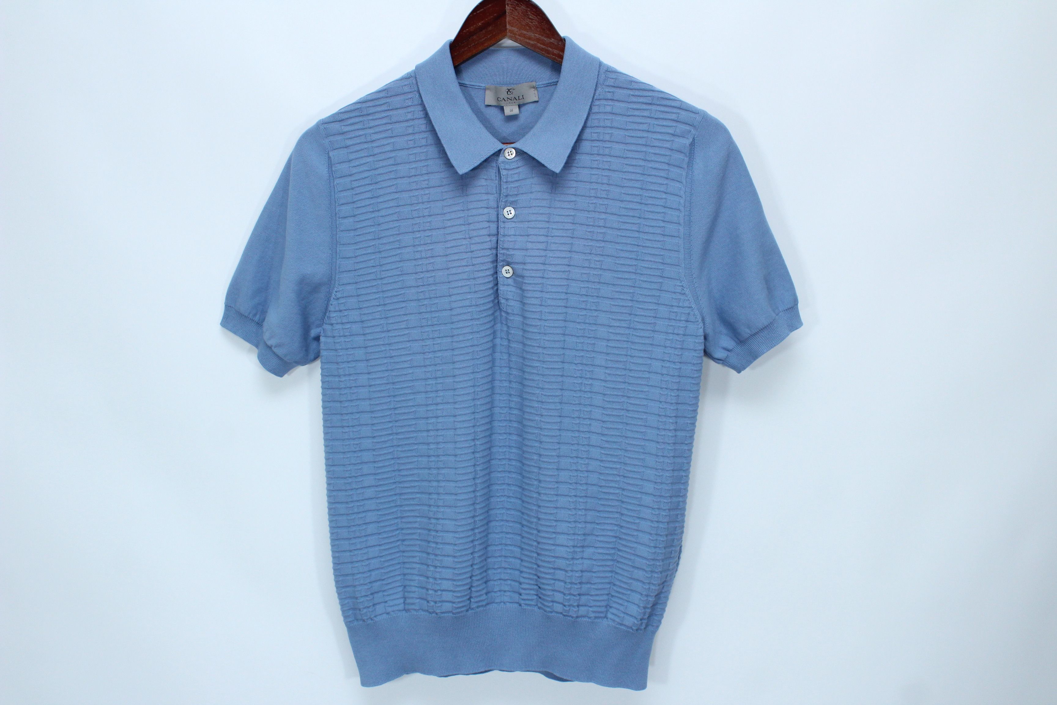 Canali Canali Polo Size 46 Made In Italy Authentic Size US S / EU 44-46 / 1 - 4 Thumbnail