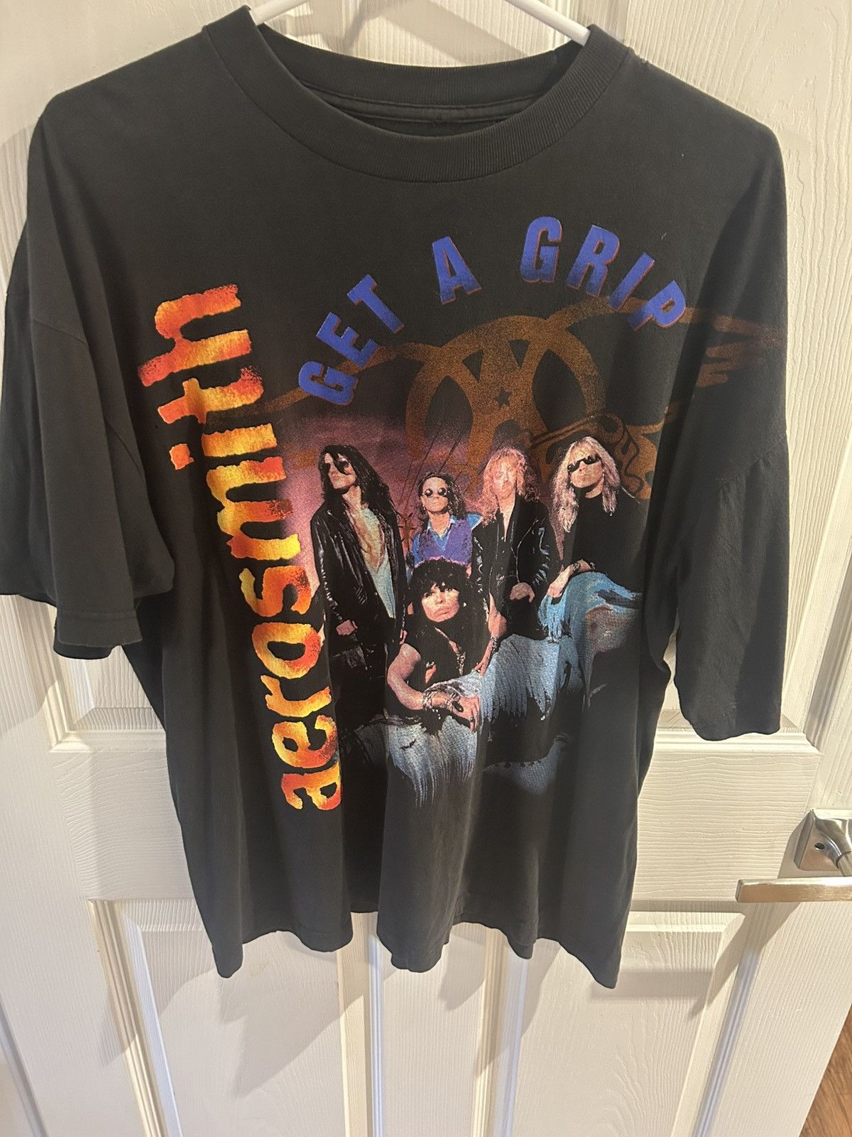 Vintage Aerosmith Get a Grip 1994 Vintage Band Tee Size US L / EU 52-54 / 3 - 1 Thumbnail