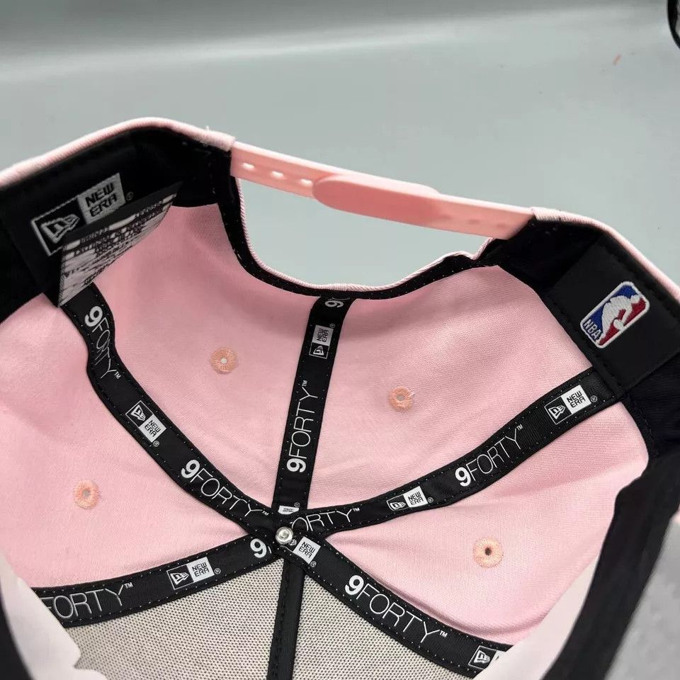 New Era Chicago Bulls Hat Men Pink Gray 9Forty Snap Back Cap New Size ONE SIZE - 6 Thumbnail