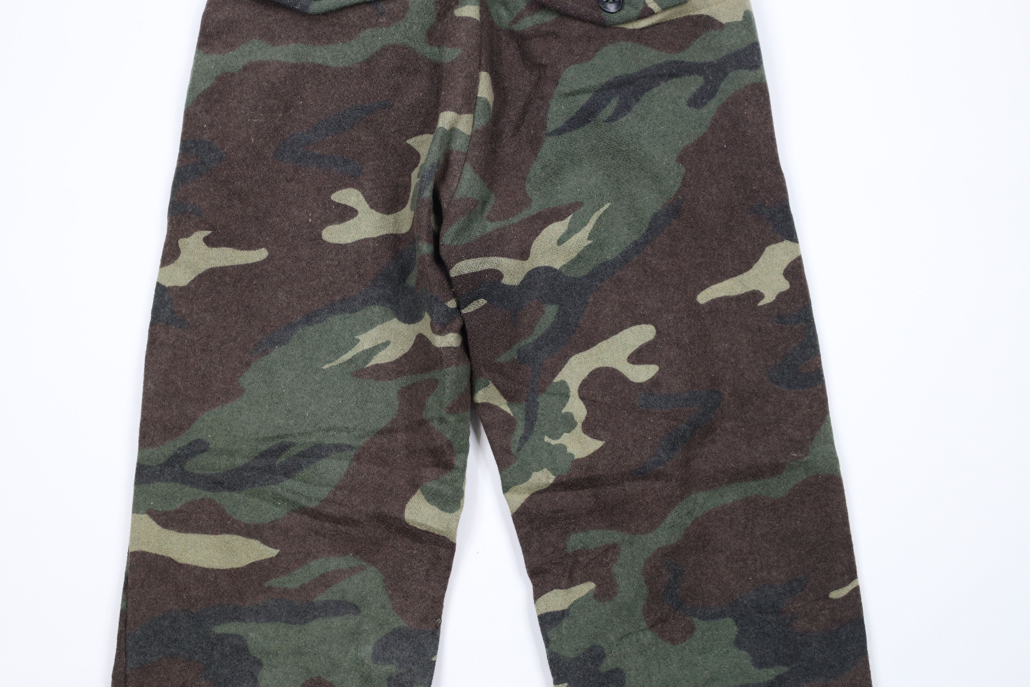 Vintage Vintage 90s Streetwear Heavyweight Wool Camouflage Pants Size US 30 / EU 46 - 12 Thumbnail