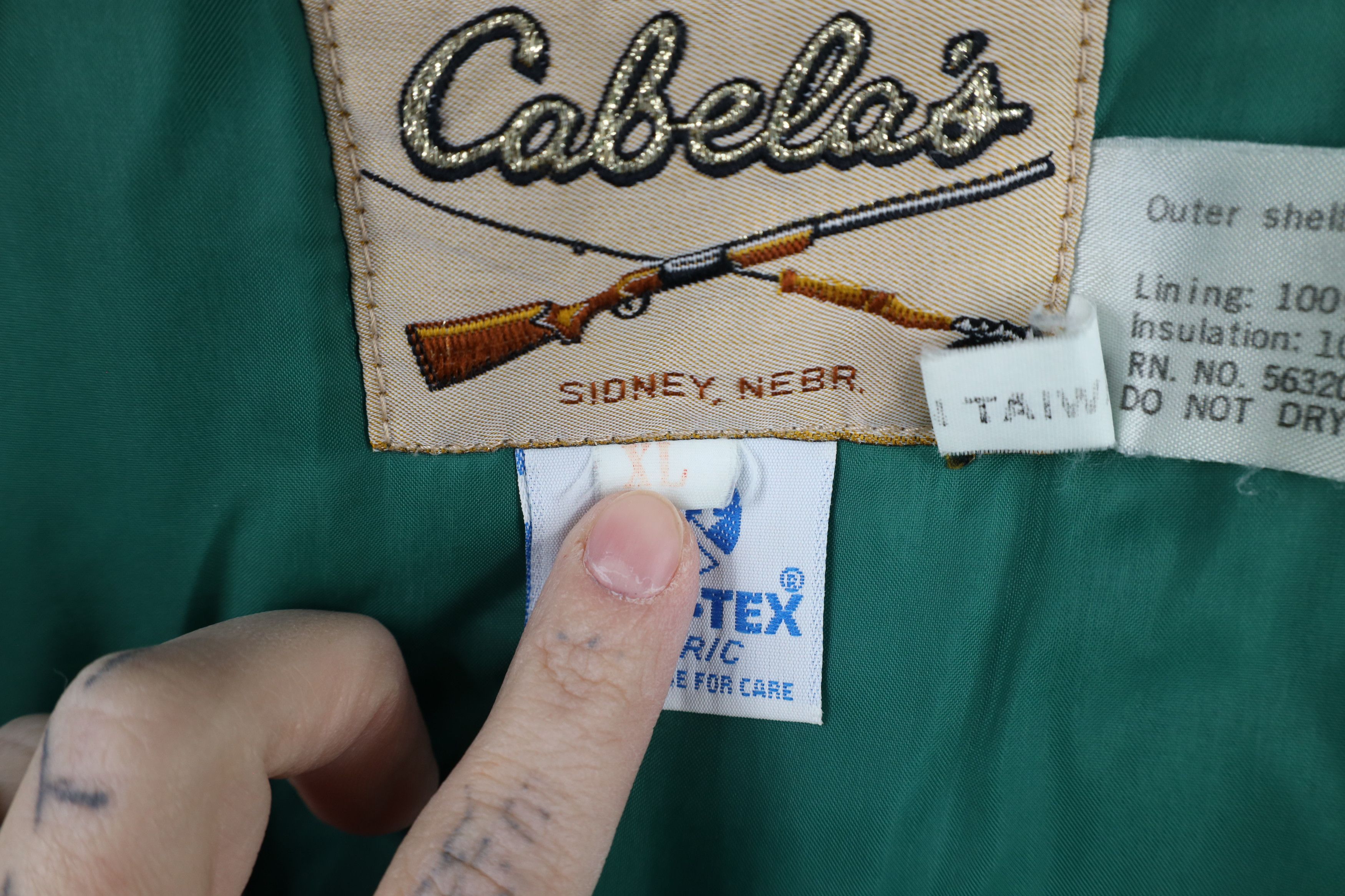 Cabelas × Vintage Vintage 80s 90s Cabelas Puffer Parka Jacket Coat Green Size US XL / EU 56 / 4 - 12 Thumbnail