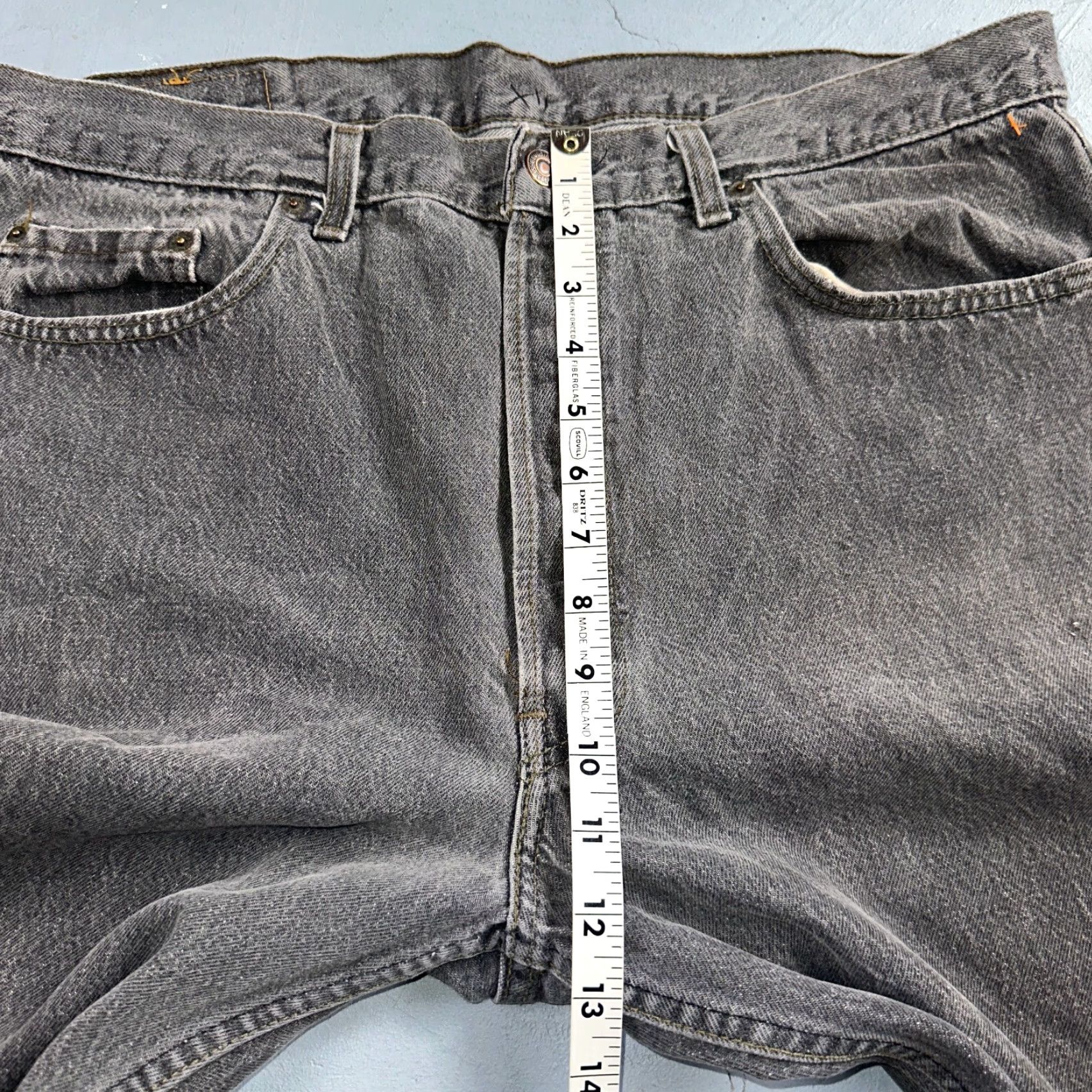 Levi's VINTAGE Levi's 501 Straight Leg Jeans Gray Light Wash 38x30 90s USA Mens Size US 38 / EU 54 - 7 Thumbnail