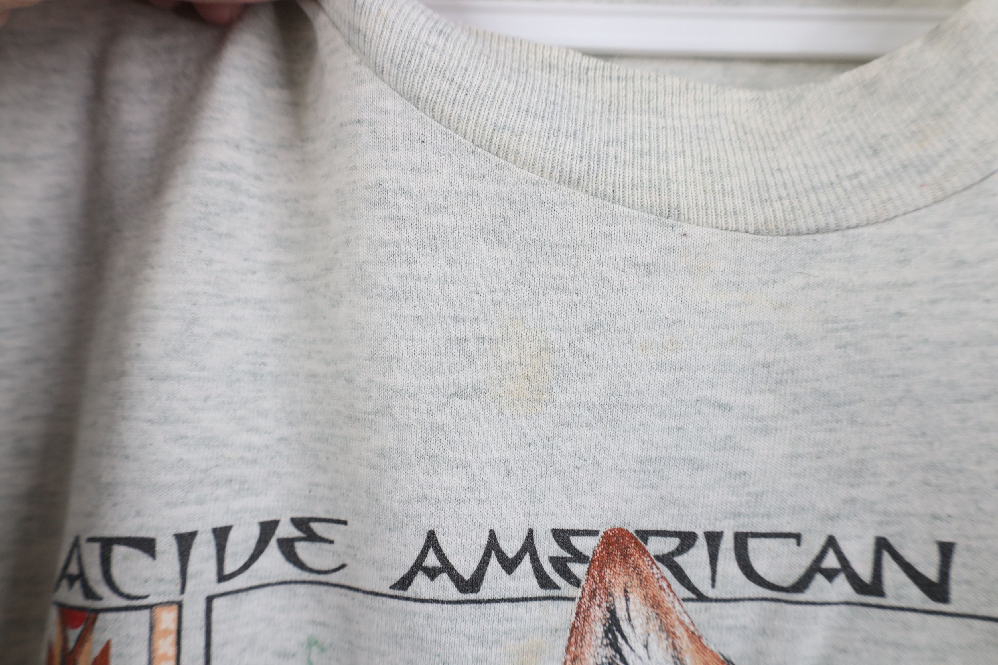 Vintage Vintage 90s Native American Timber Wolf Branson T-Shirt USA Size US M / EU 48-50 / 2 - 9 Thumbnail