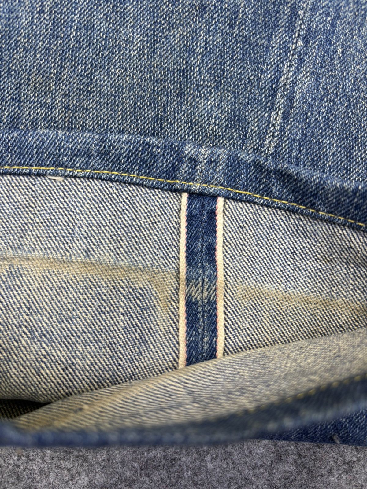 Levi's Vintage Clothing 💥Super Thrashed💥LVC 1920 Model Thrashed Distrssed Denim F993 Size US 33 - 7 Thumbnail