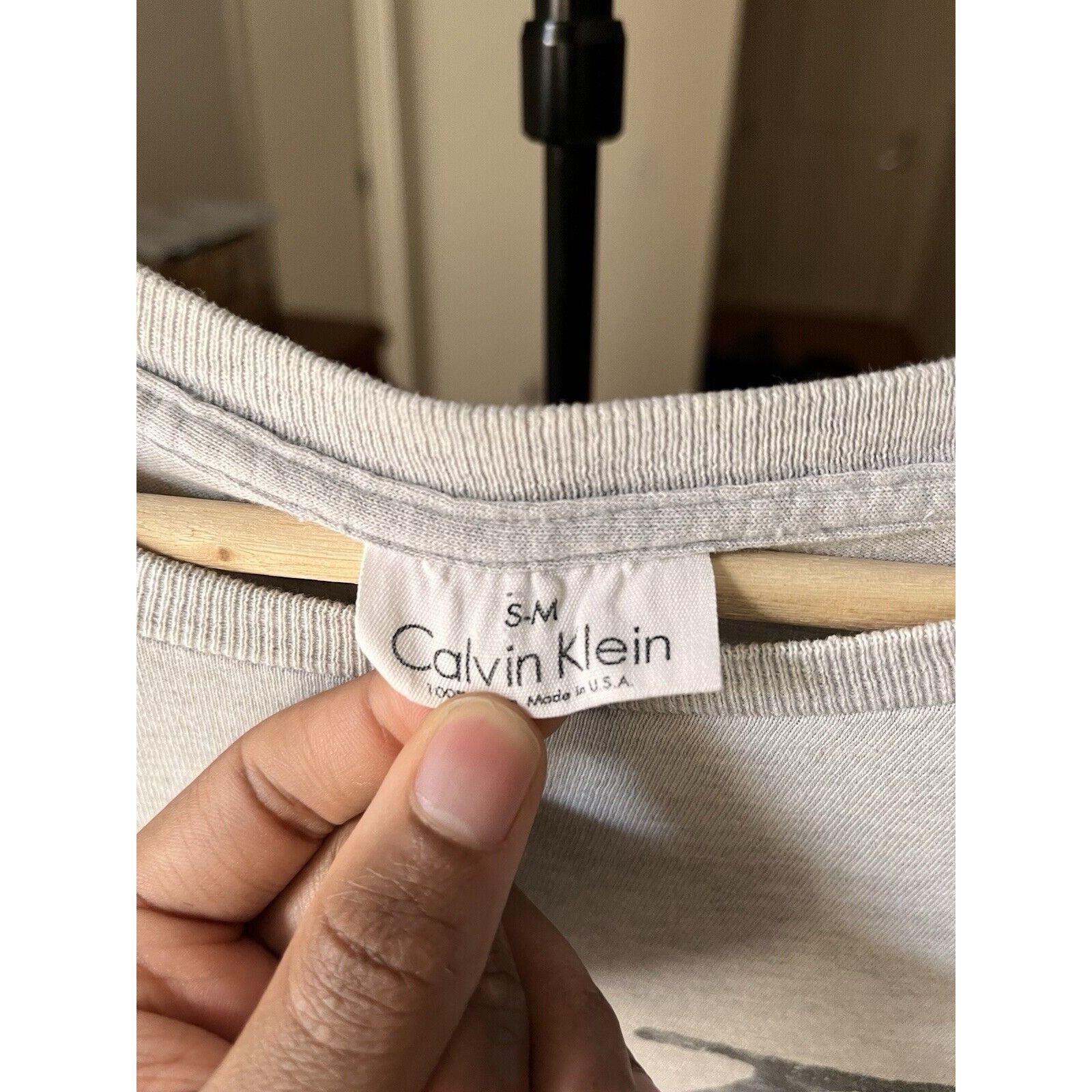 Calvin Klein VINTAGE SINGLE STITCH CALVIN KLEIN EMBROIDER GRAPHIC T SHIRT Size US M / EU 48-50 / 2 - 7 Thumbnail