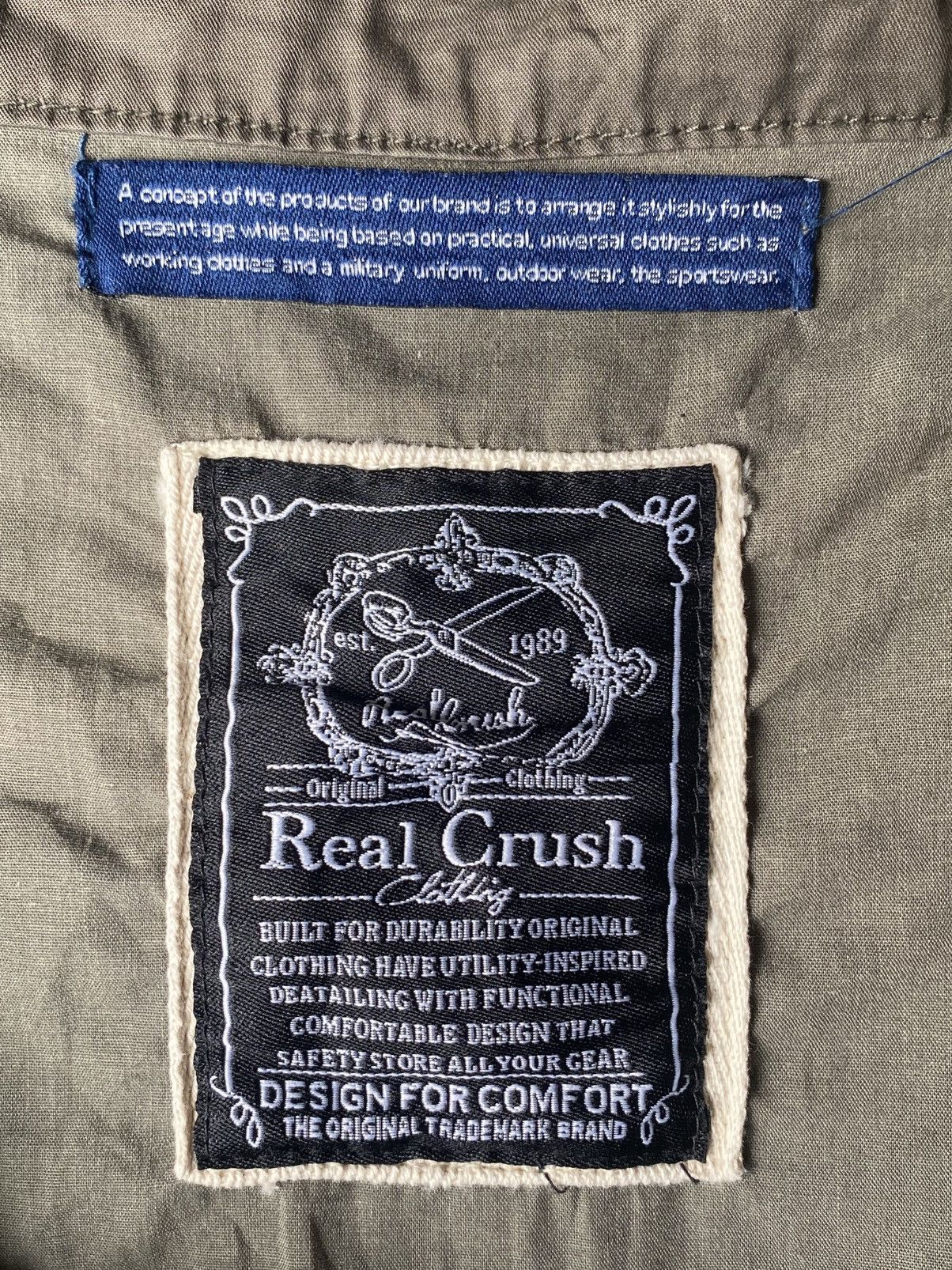 Japanese Brand Real Crush Zipper Hoodie Jacket Size US L / EU 52-54 / 3 - 12 Thumbnail