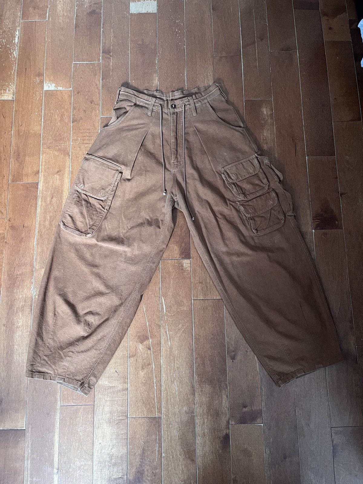 Story Mfg. Story Mfg. Forager Pants - Bark Brown Slub - XS Size US 30 / EU 46 - 1 Thumbnail