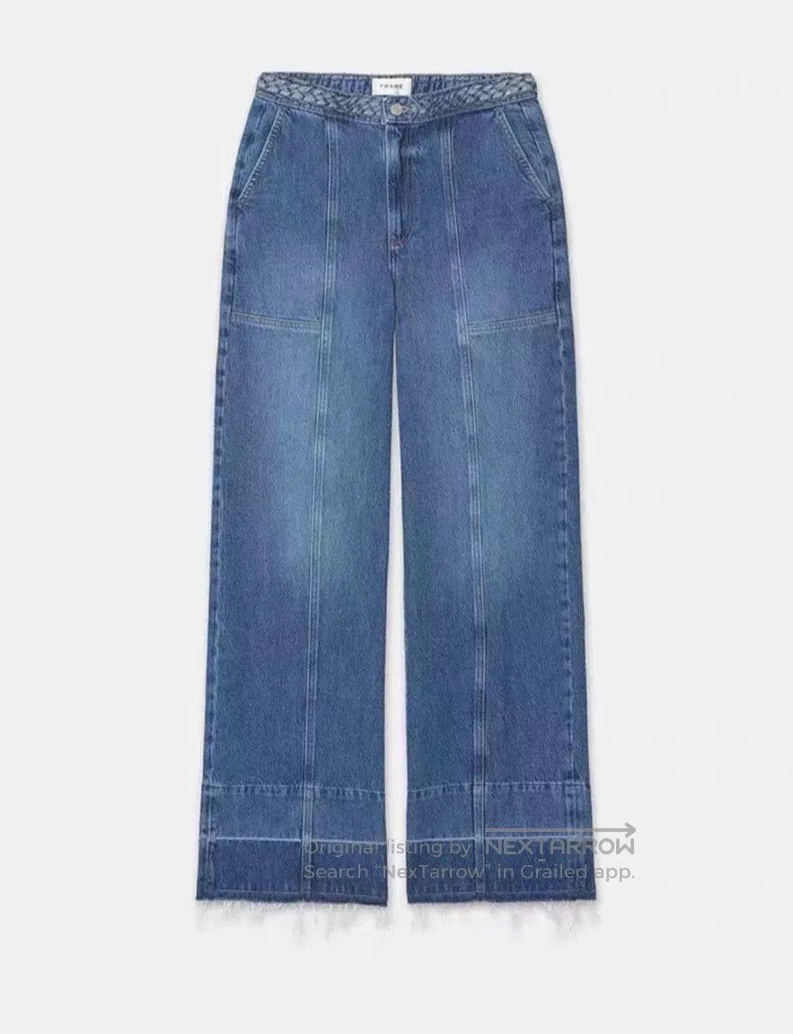 Frame FRAME Women's Wide Leg Denim Pants. Size 25" / US 0 / IT 36 - 2 Thumbnail