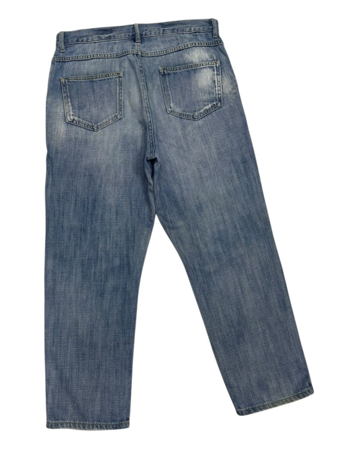 Hysteric Glamour × Japanese Brand × Kapital Vintage Niko And Patchwork Cropped Jeans Size US 32 / EU 48 - 4 Thumbnail