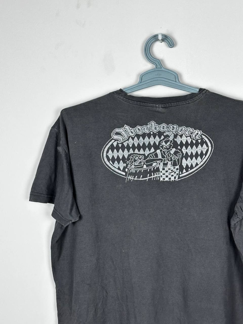 Vintage Vintage Dolce & Bannana Humour Faded To Grey T-shirt Size US M / EU 48-50 / 2 - 9 Thumbnail
