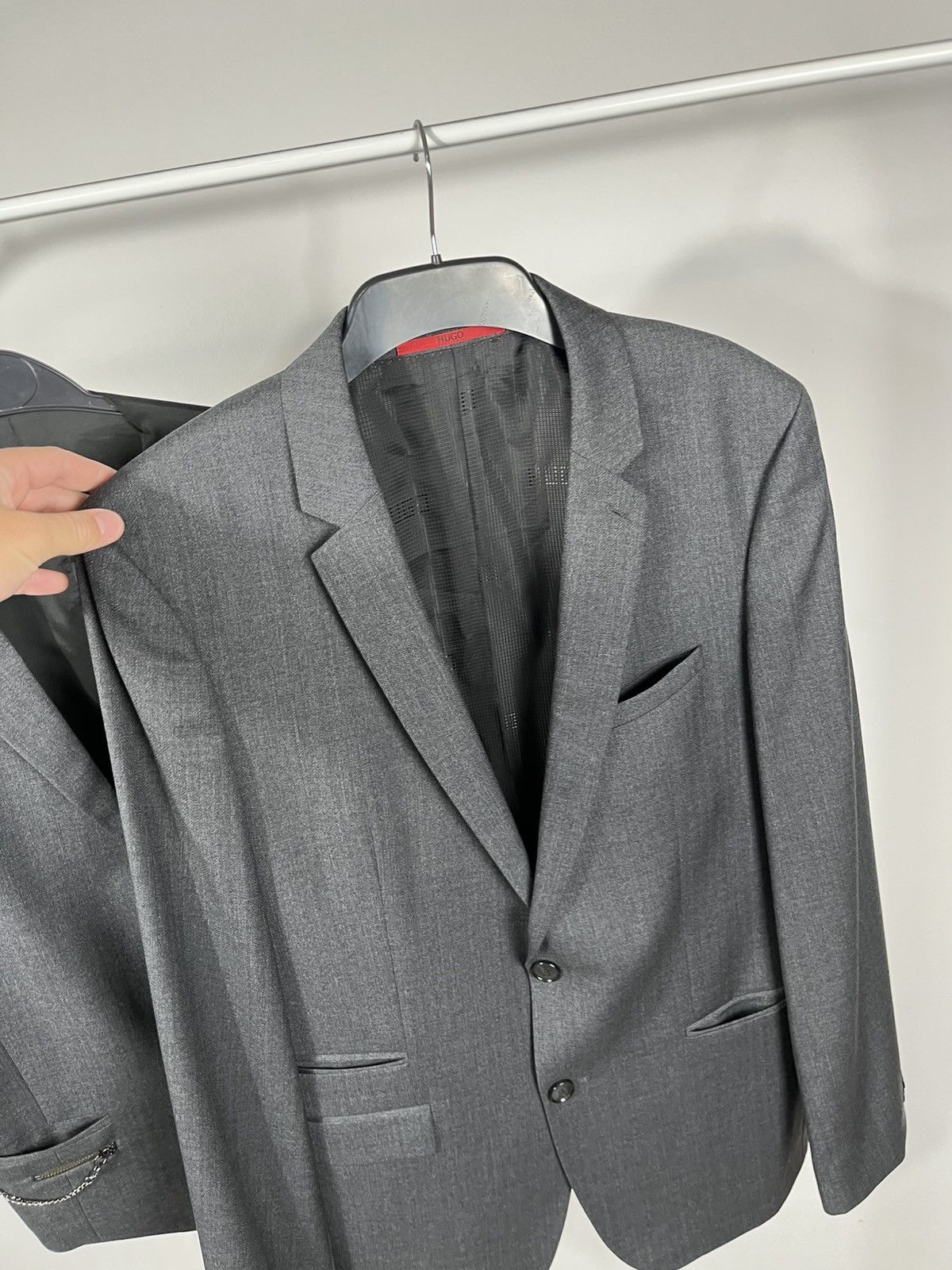 Hugo Boss Hugo Boss wool blazer and vest set gray, size 40L (M/L) Size 40L - 6 Thumbnail