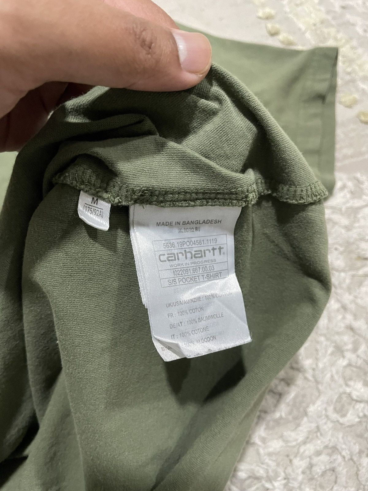Carhartt Carhartt wip pocket tee Size US M / EU 48-50 / 2 - 4 Thumbnail