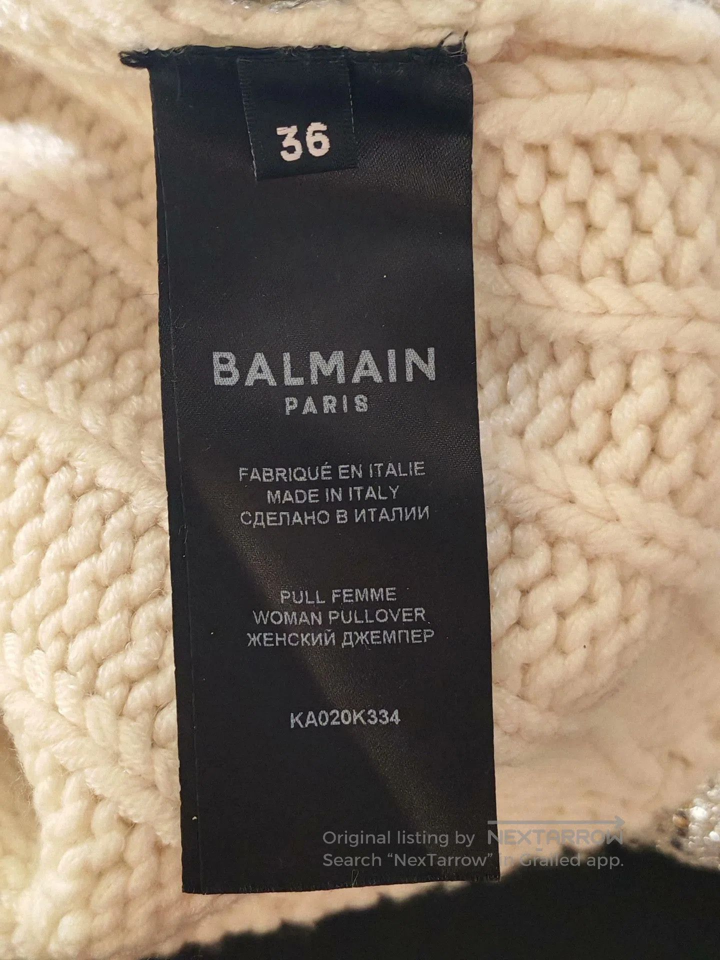 Balmain Balmain Silver Sequin Knit Set. Size XS / US 0-2 / IT 36-38 - 7 Thumbnail