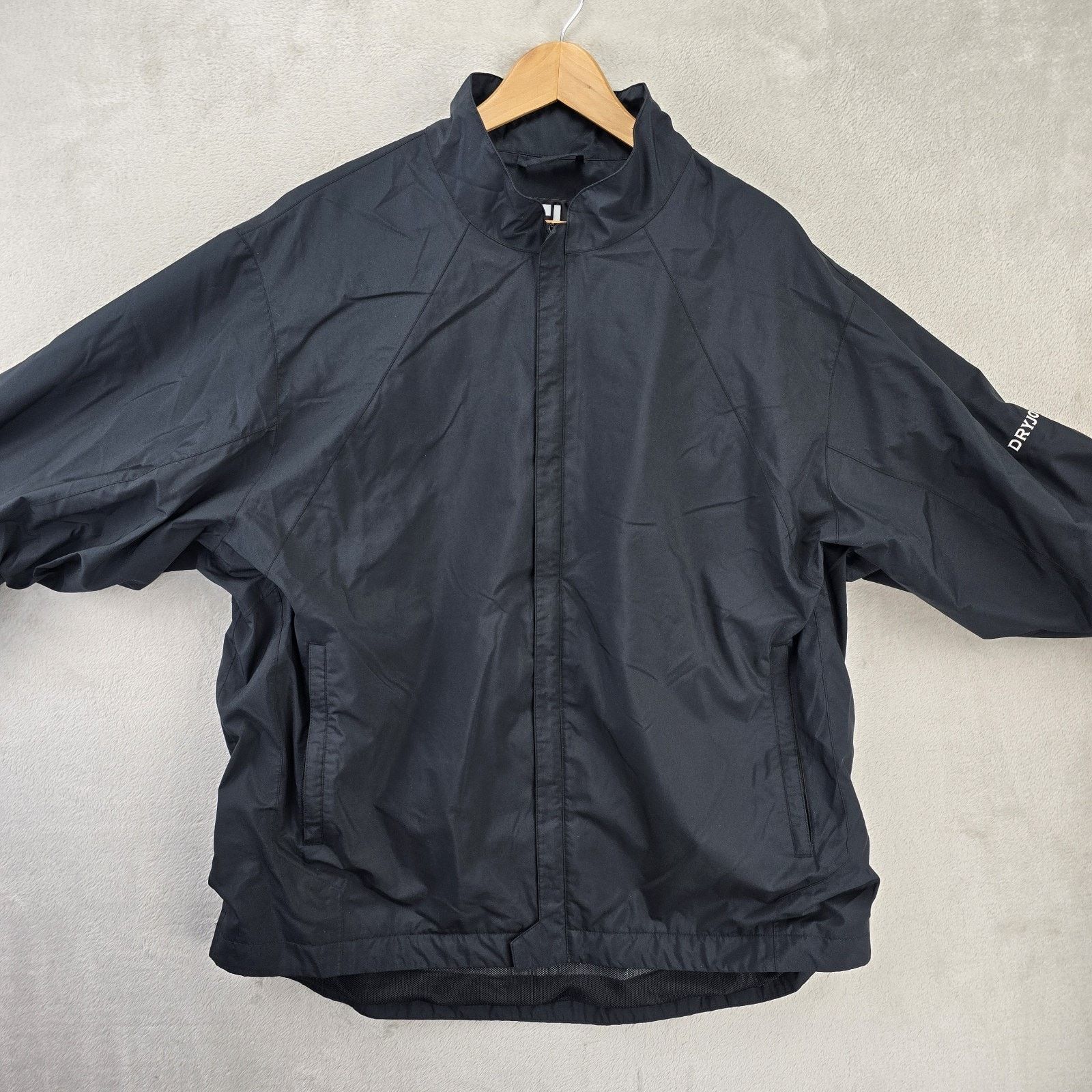 Footjoy Footjoy Dryjoys Windbreaker Jacket Mens 2XL Black *FLAWS * Size US XXL / EU 58 / 5 - 2 Thumbnail