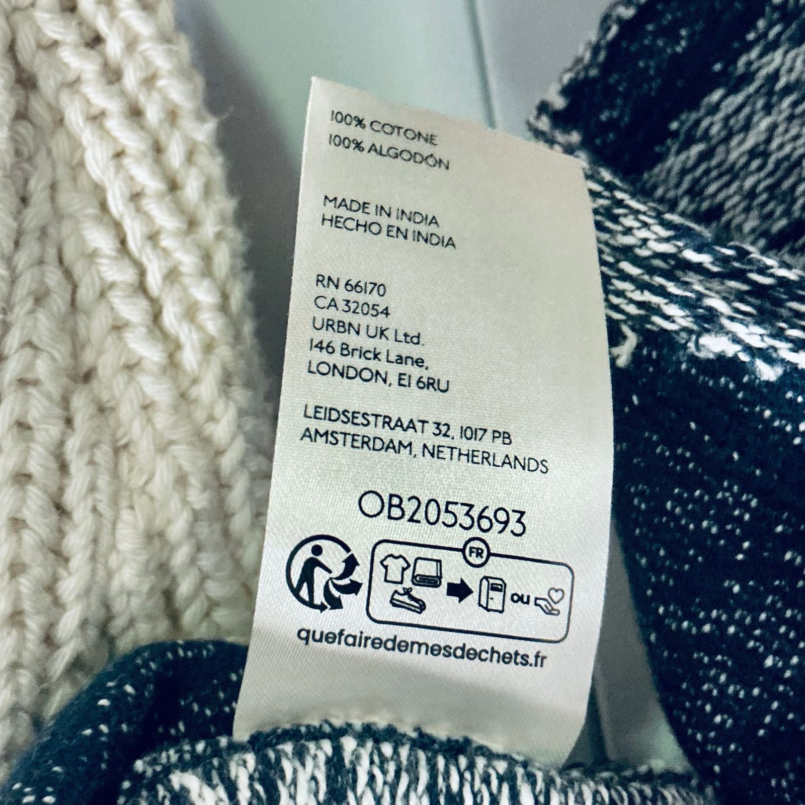Free People NWT Free People We The Free Marco Polo Sweater Navy Combo M Size M / US 6-8 / IT 42-44 - 8 Thumbnail