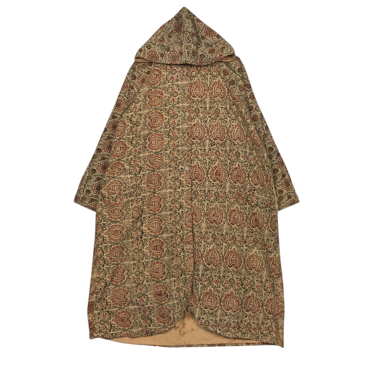 Japanese Brand 🔥VINTAGE LONG JACKET WOOL GANSO NAKAYA NAVAJO ISSEY MIYAKE Size US L / EU 52-54 / 3 - 2 Thumbnail