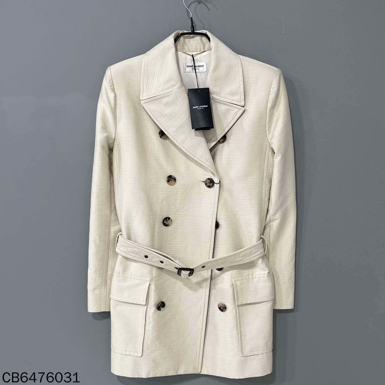 Saint Laurent Paris Saint Laurent Paris Coat M Women Size M / US 6-8 / IT 42-44 - 1 Thumbnail