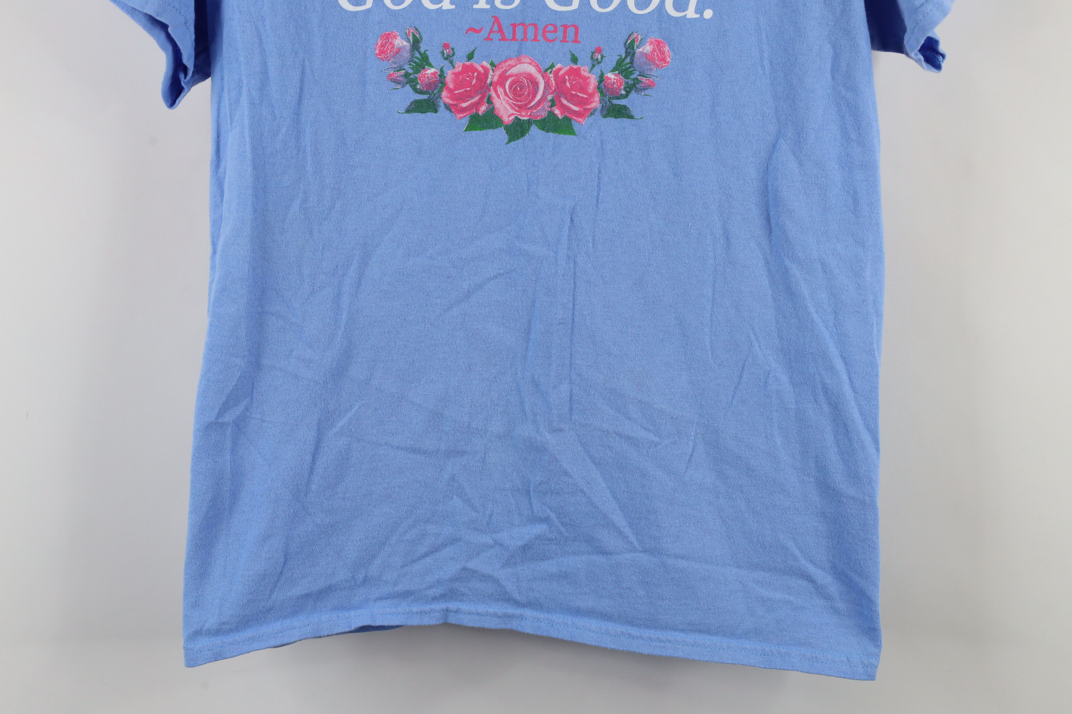 Vintage Vintage 90s Christianity I'm Blessed God Is Good T-Shirt Size M / US 6-8 / IT 42-44 - 3 Thumbnail