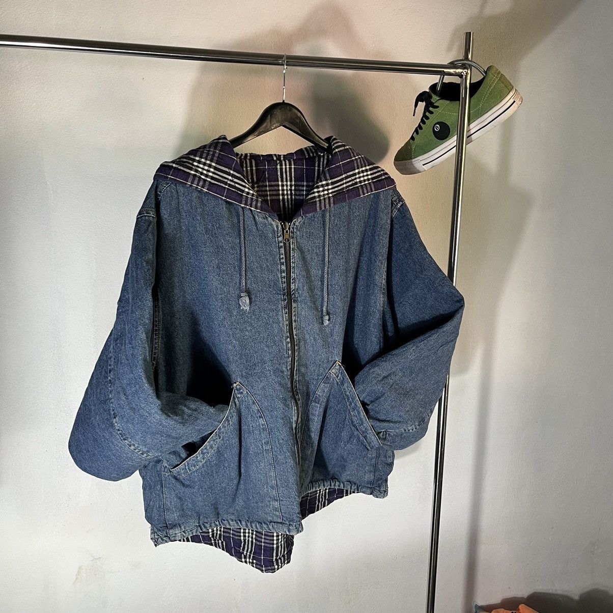 Vintage Unionbay reversible bomber jacket Size US XL / EU 56 / 4 - 1 Thumbnail