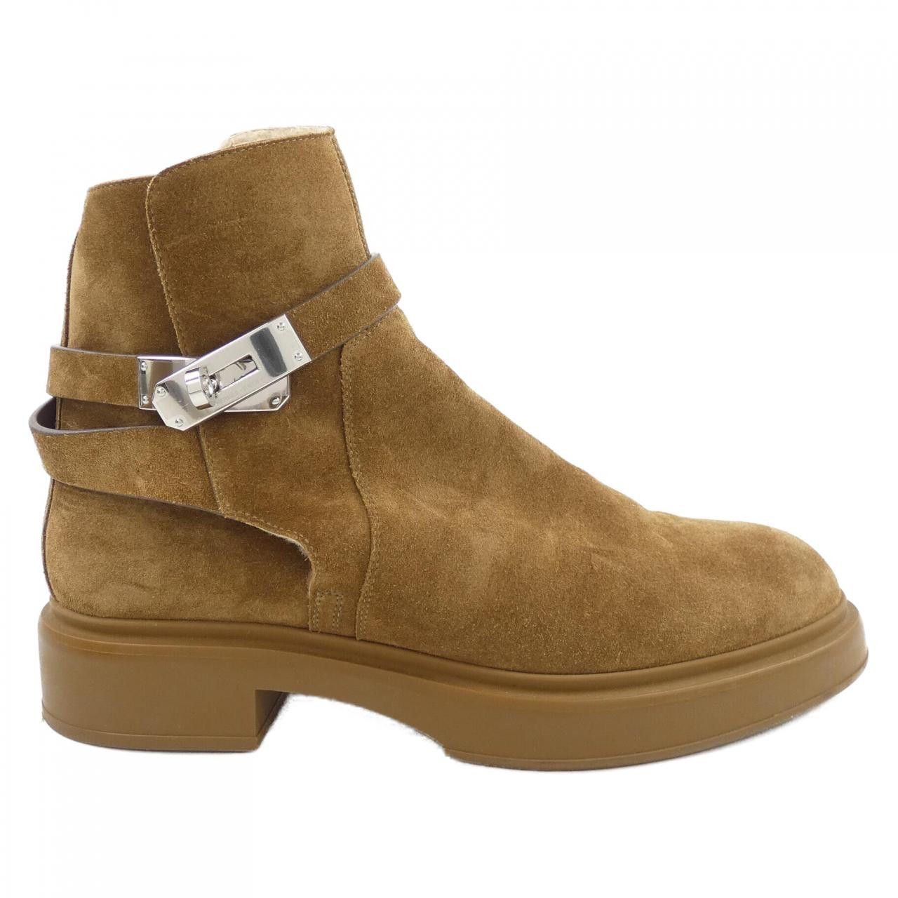 Hermes Hermes Hermes 212112Z Boots Leather Boots 39 Leather Shoes DUTY FREE for USA Size ONE SIZE - 1 Thumbnail