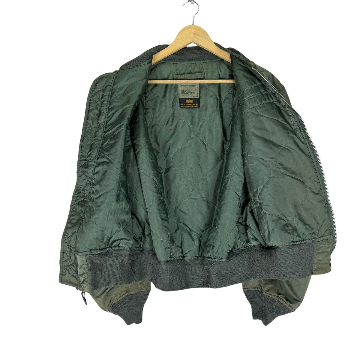 Alpha Industries ☀️ALPHA INDUSTRIES MA-1 FLYER BOMBER RIOT JACKET Size US L / EU 52-54 / 3 - 11 Thumbnail