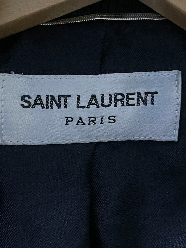 Saint Laurent Paris stylish black varsity jacket with leather accents-2507 Size US L / EU 52-54 / 3 - 2 Thumbnail