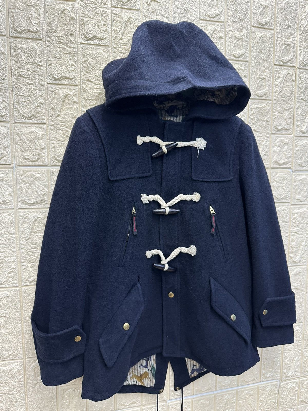 Issey Miyake Vintage Ne Net Issey Miyake Wool Coat Jacket MJ71 Size US S / EU 44-46 / 1 - 2 Thumbnail