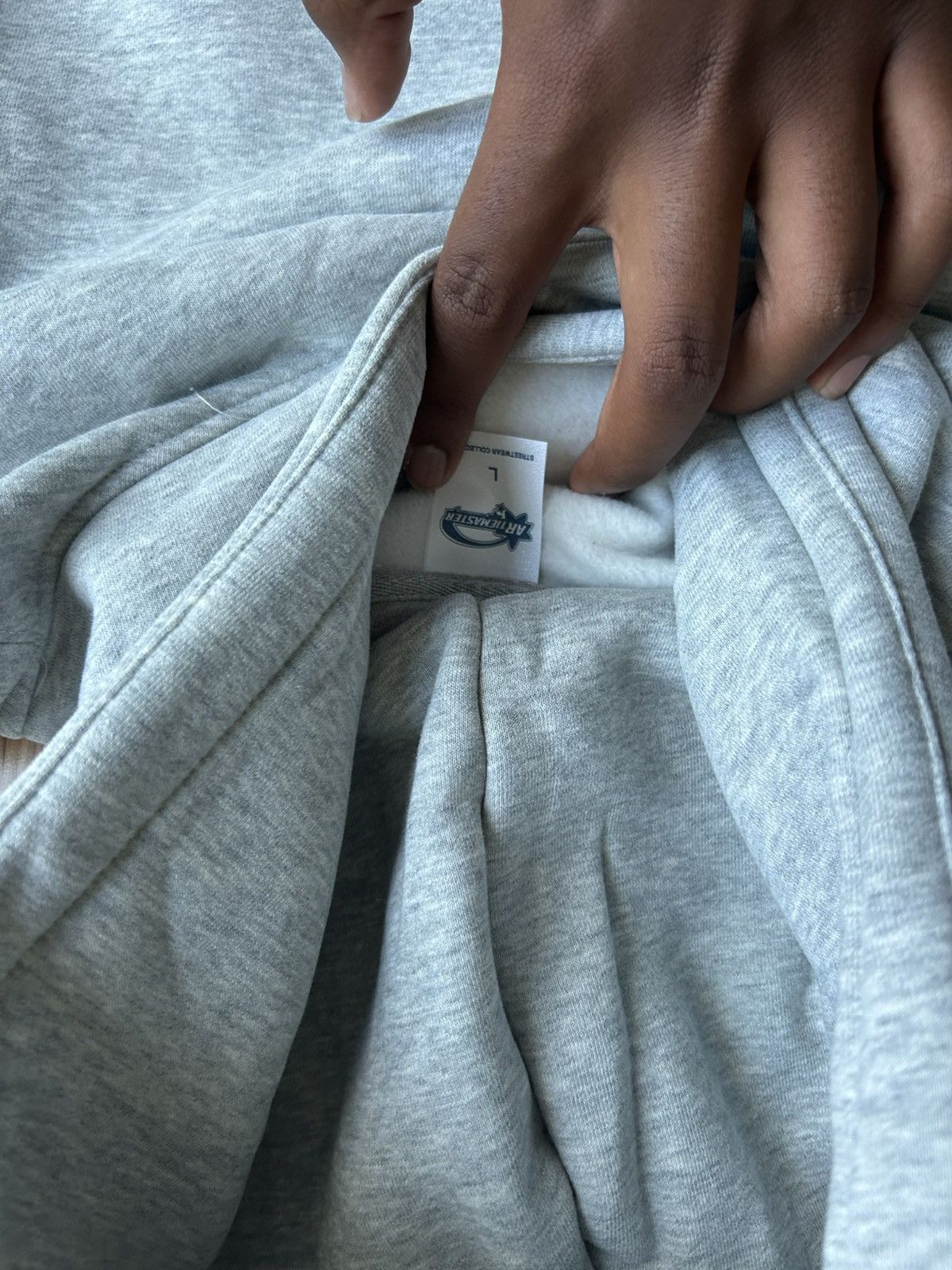 Other Grey blank hoodie Size US L / EU 52-54 / 3 - 3 Thumbnail