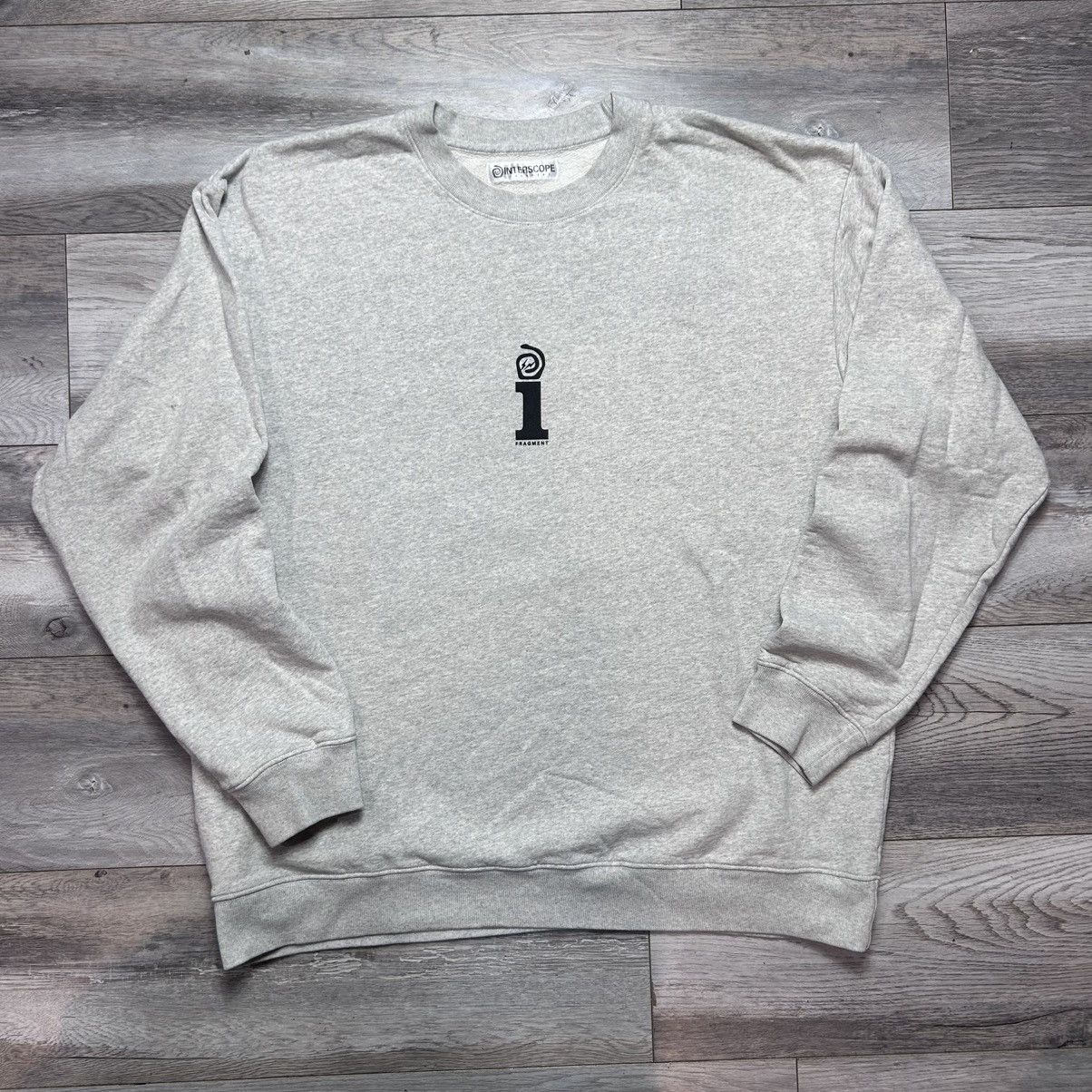 Fragment Design Interscope × Fragment “Lightning Bolt” Crewneck Heather Grey Size US XXL / EU 58 / 5 - 2 Thumbnail