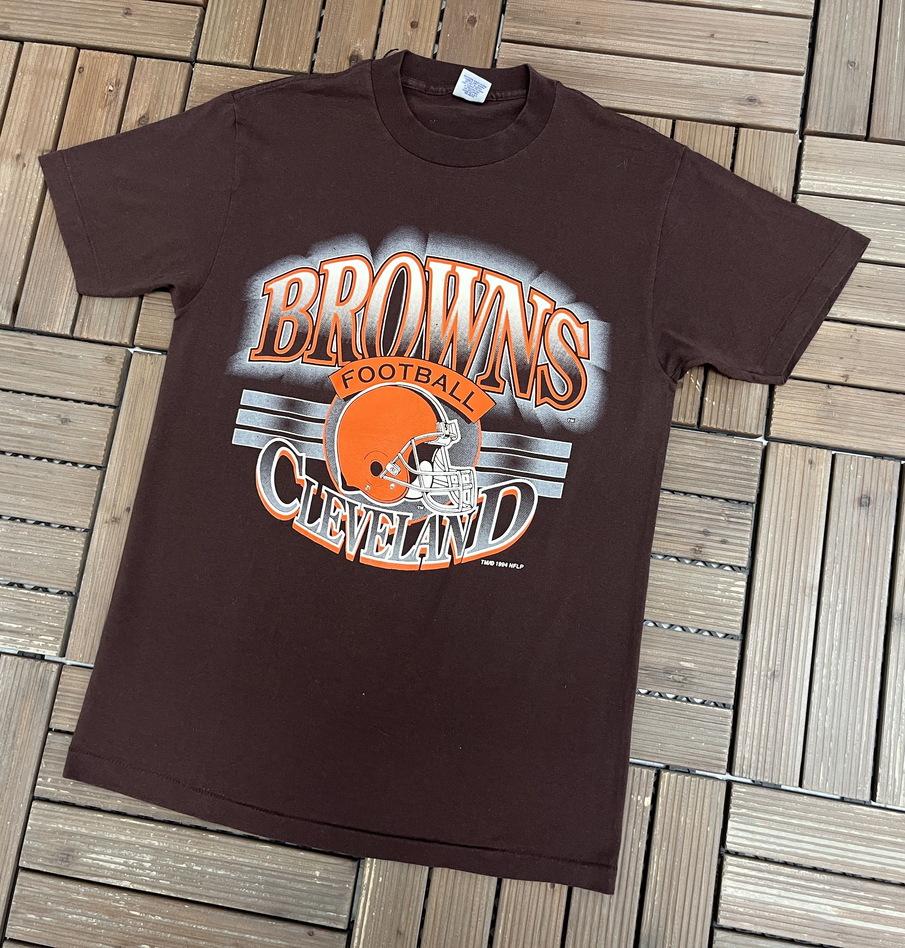 Vintage Cleveland Browns Football Vintage Brown T-Shirt Tee Size US L / EU 52-54 / 3 - 4 Thumbnail