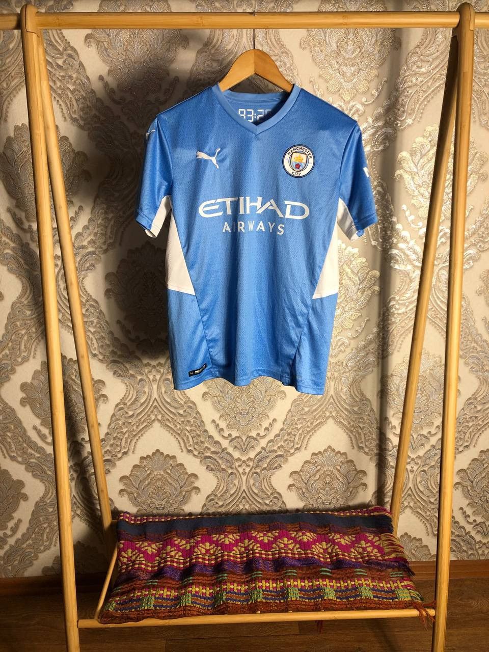 Puma VINTAGE PUMA FC MANCHESTER CITY ENGLAND SOCCER JERSEY Y2K Size US S / EU 44-46 / 1 - 2 Thumbnail