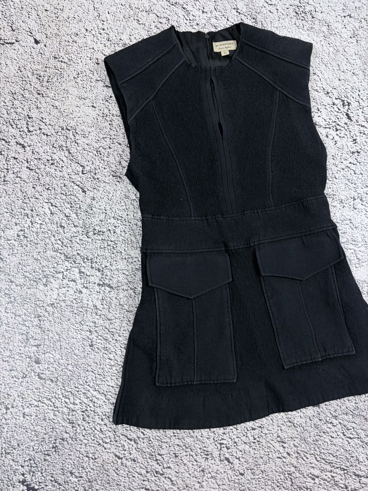 Burberry Burberry Archive Wool Silk Cargo Tunic Vest Dress Size M / US 6-8 / IT 42-44 - 2 Thumbnail