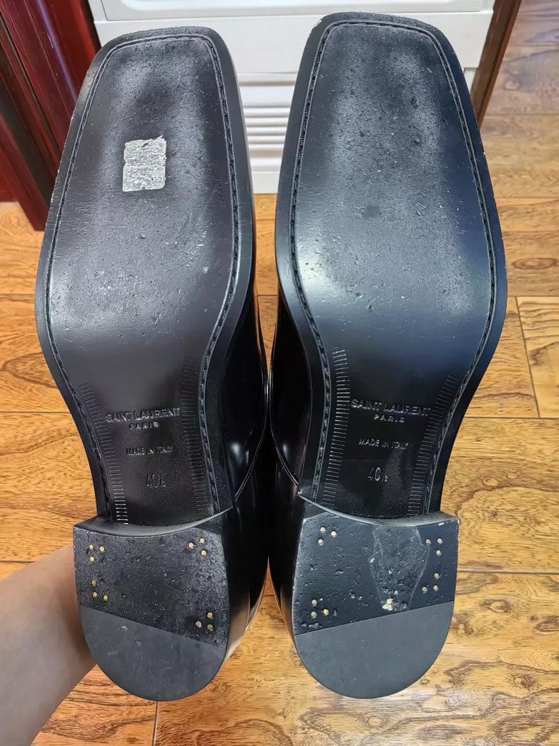 Saint Laurent Paris Saint Laurent Paris Dress Leather Shoes 2505-Nextarrow Size US 7.5 / EU 40-41 - 7 Thumbnail