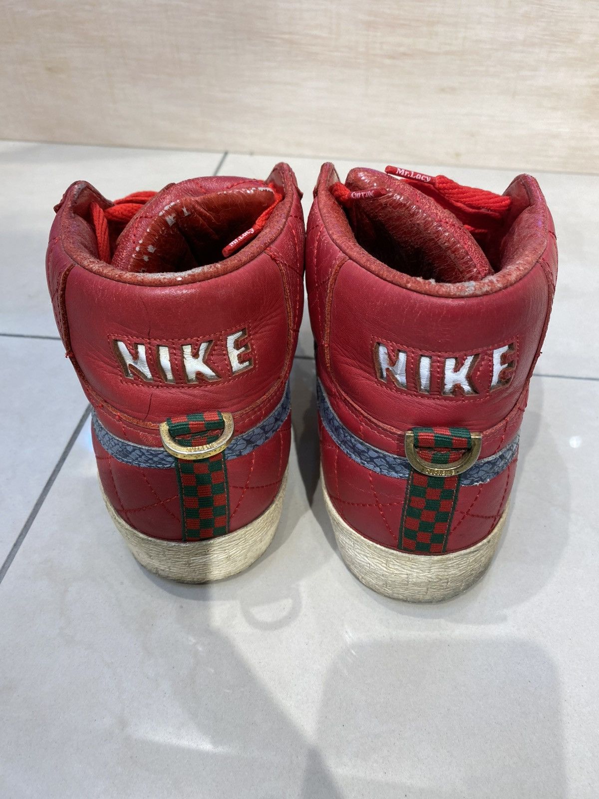 Nike × Supreme Nike SB Blazer Supreme Red 2006 Size9 Size US 9 / EU 42 - 3 Thumbnail