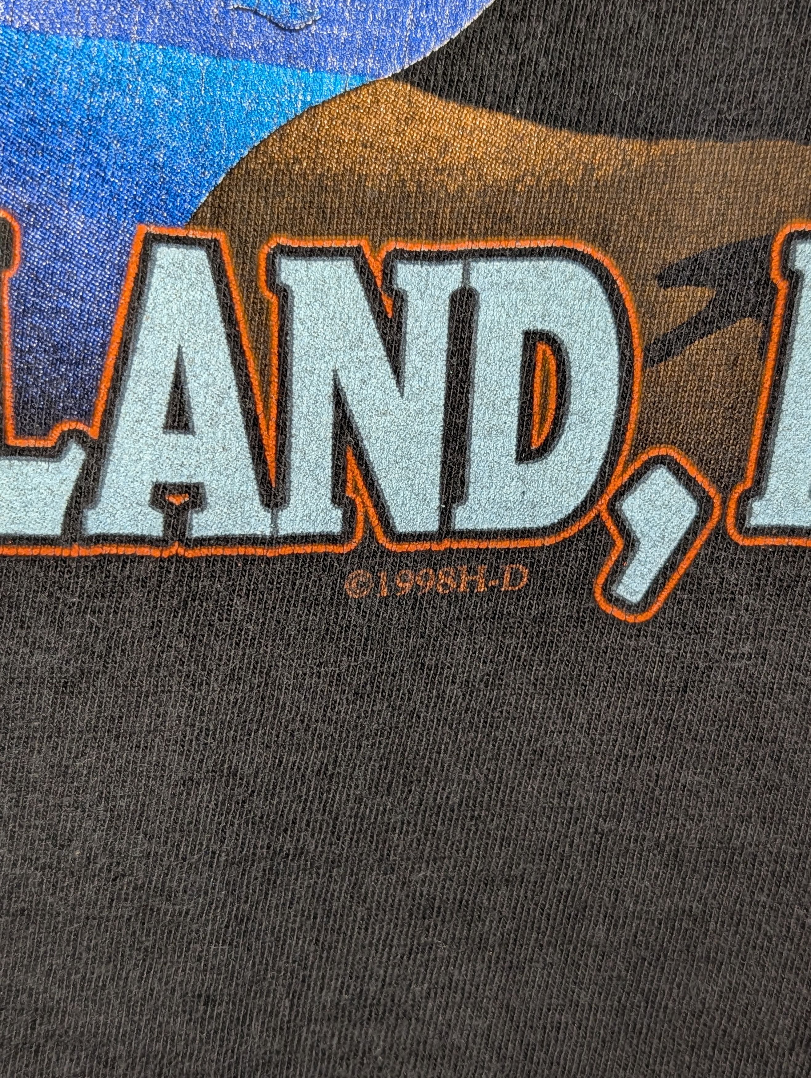Harley Davidson Harley Davidson Shirt Moose Portland, Maine 1998 VTG Logo Size US L / EU 52-54 / 3 - 3 Thumbnail