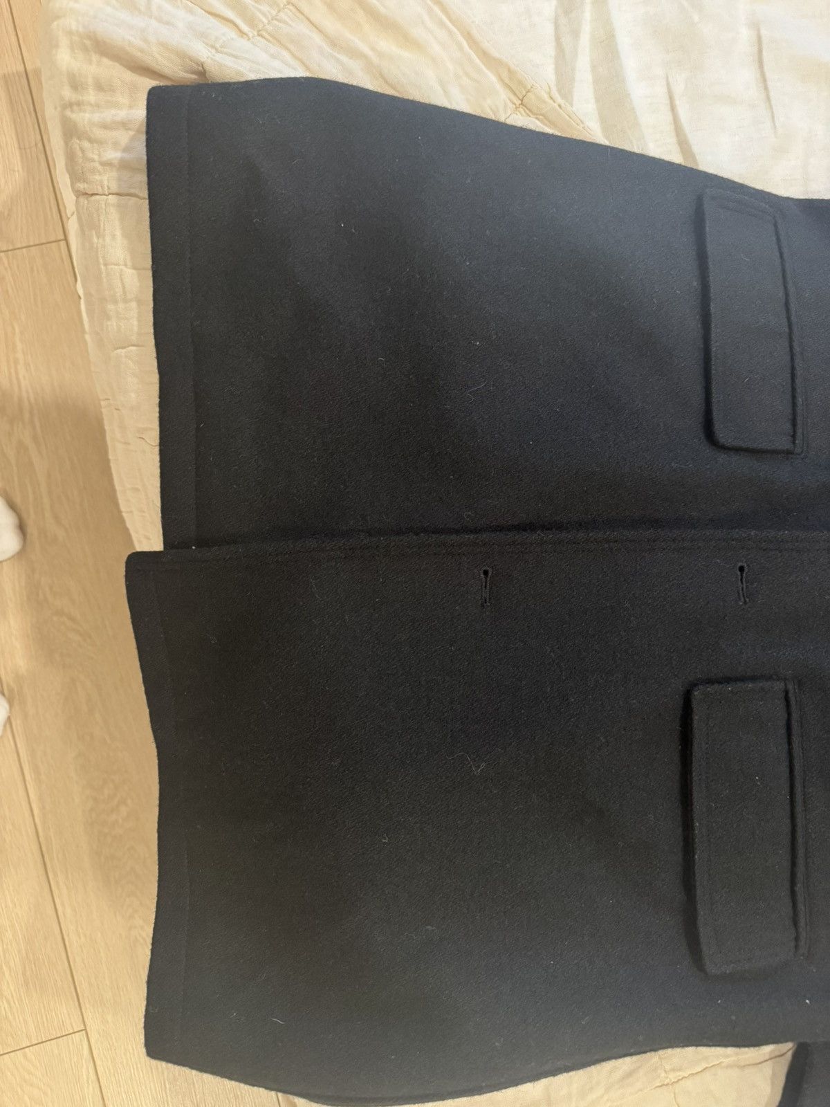 A.P.C. APC Long Hooded Wool Coat Black - Medium Size US M / EU 48-50 / 2 - 5 Thumbnail