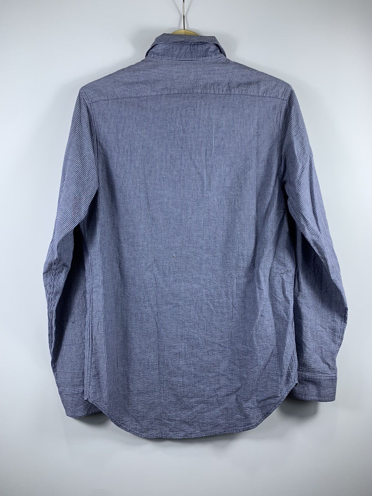 45rpm × A.P.C. × RRL Ralph Lauren A.P.C Long Sleeve striped butoon Down shirt Size US M / EU 48-50 / 2 - 2 Thumbnail