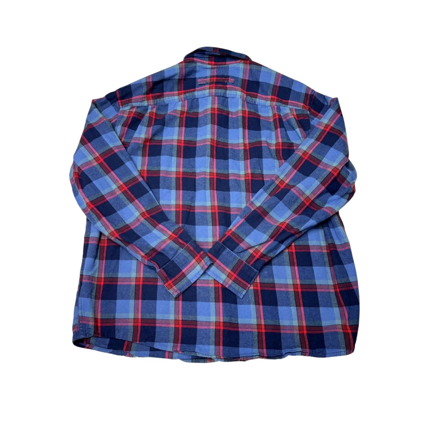 Duluth Trading Company Duluth Trading Men's L Relaxed Fit Plaid Flannel Long Sleeve Button Up Shirt Size US L / EU 52-54 / 3 - 7 Thumbnail